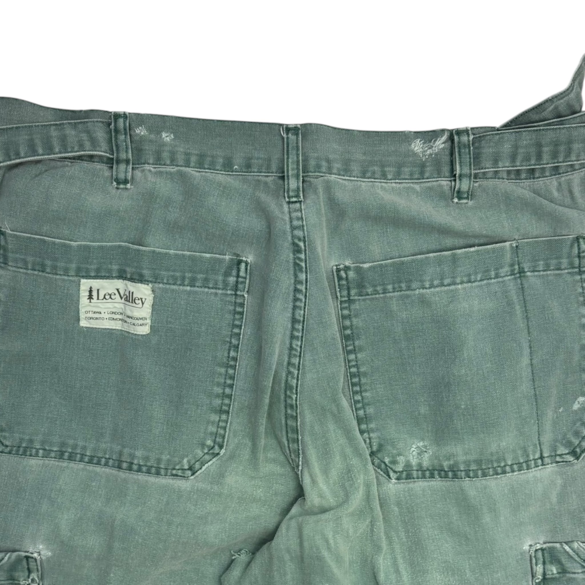 Vintage Lee Valley Canadian Hike Bottoms Washed Teal