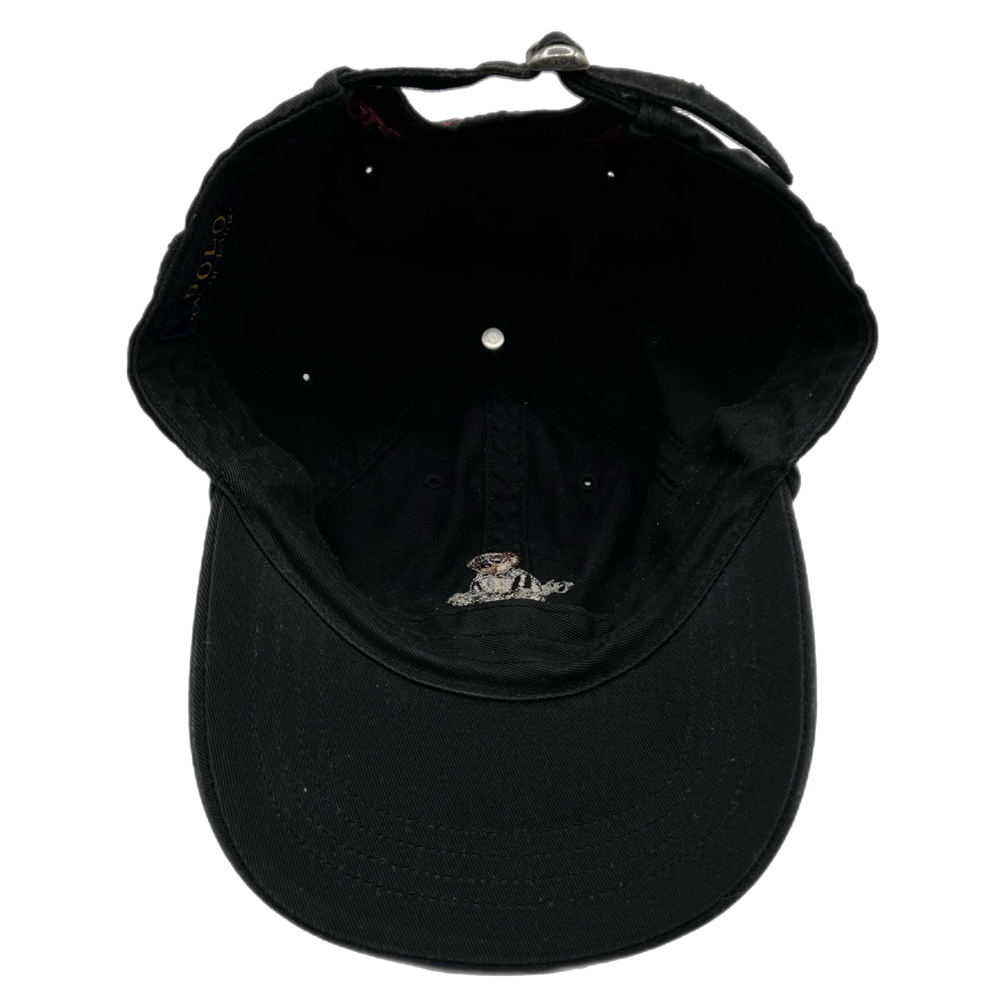 Vintage Polo Ralph Lauren Skiing Polo Bear Hat Black