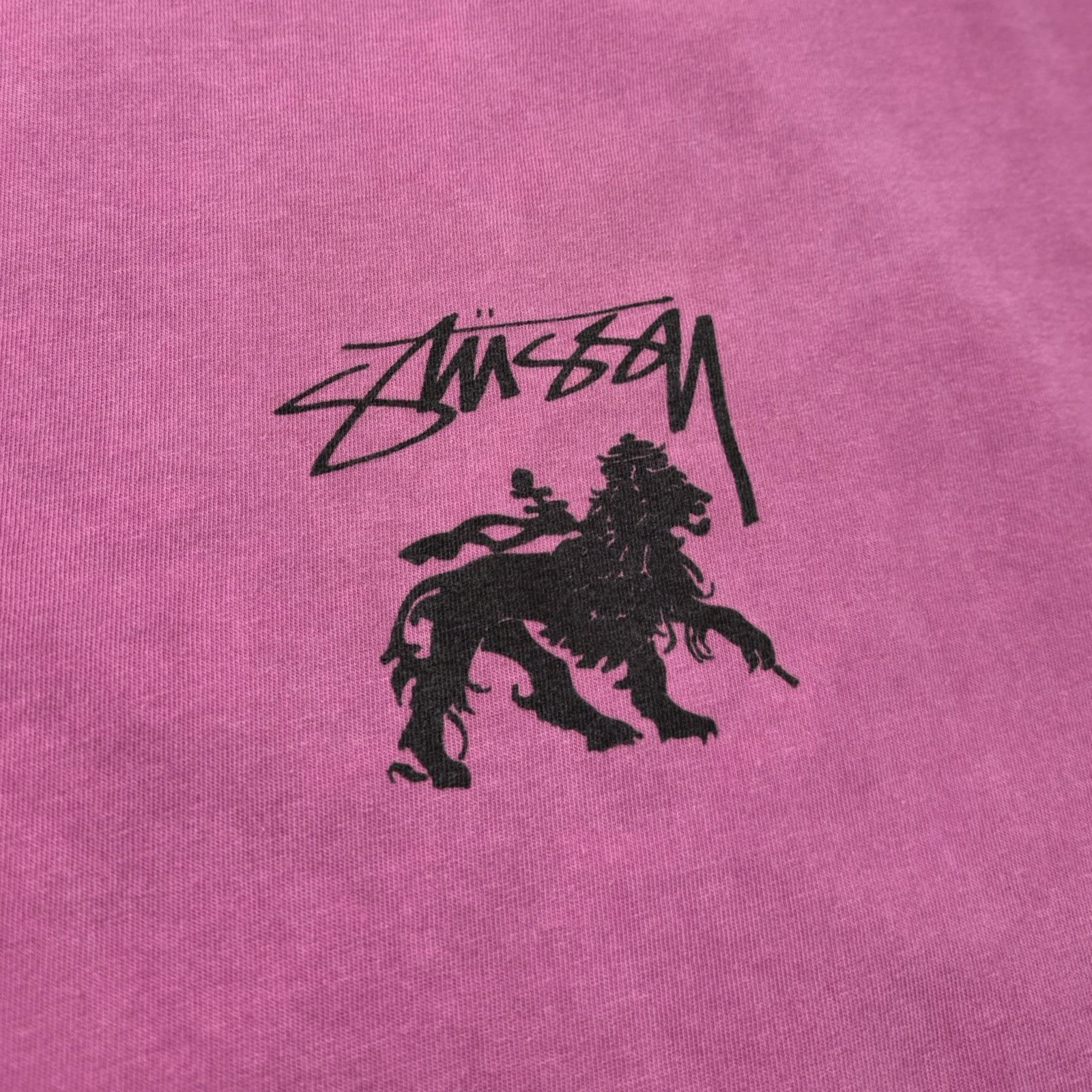 Stussy Long Haul Pigment Dyed T-Shirt Berry