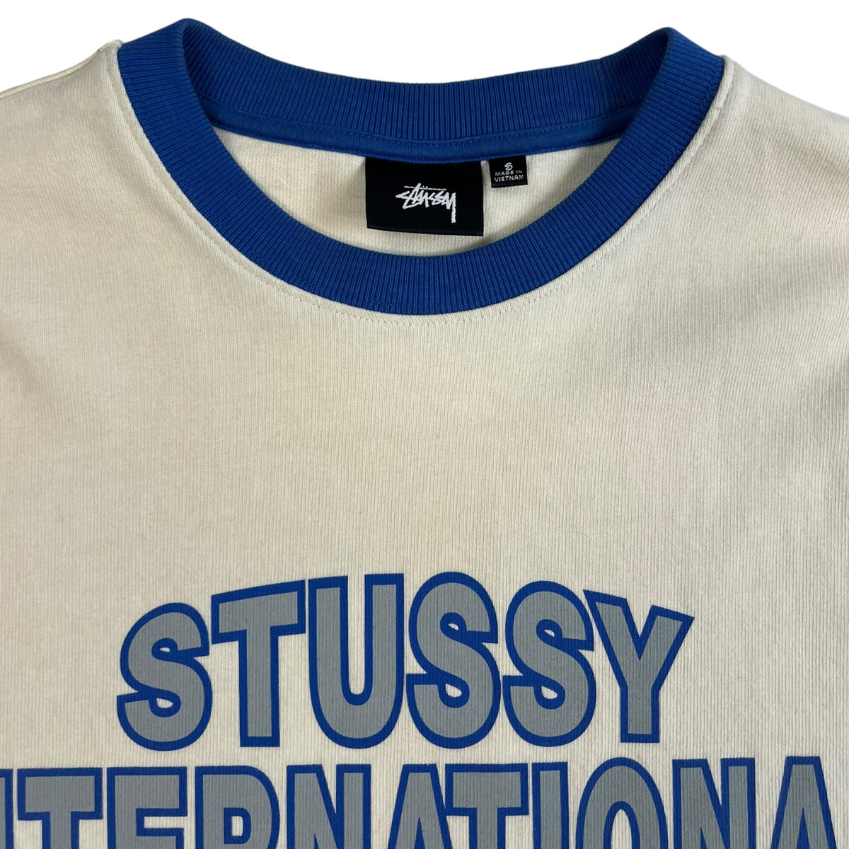 Stussy Sport Ringer Tee Off White