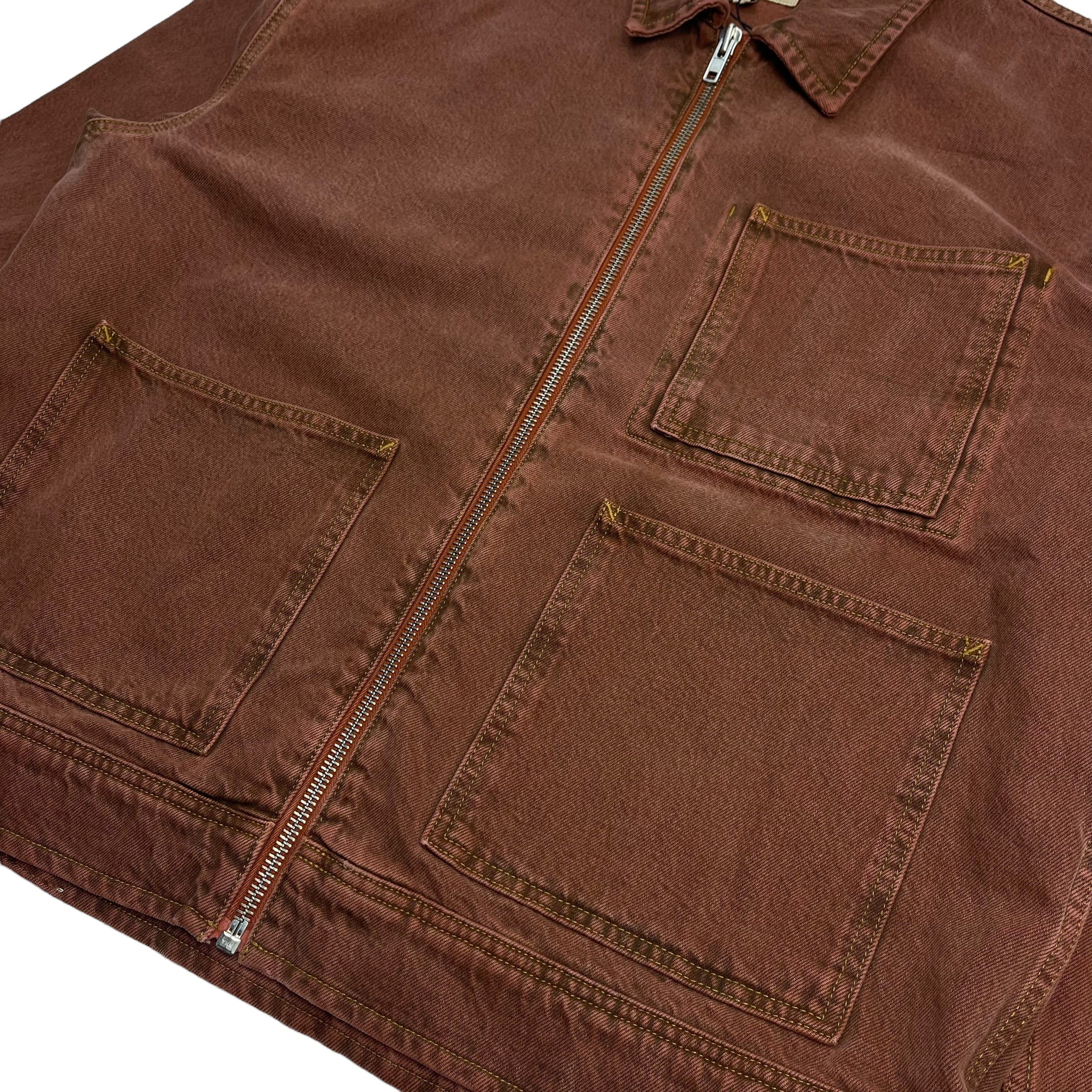 Stussy Zip Work Jacket Clay