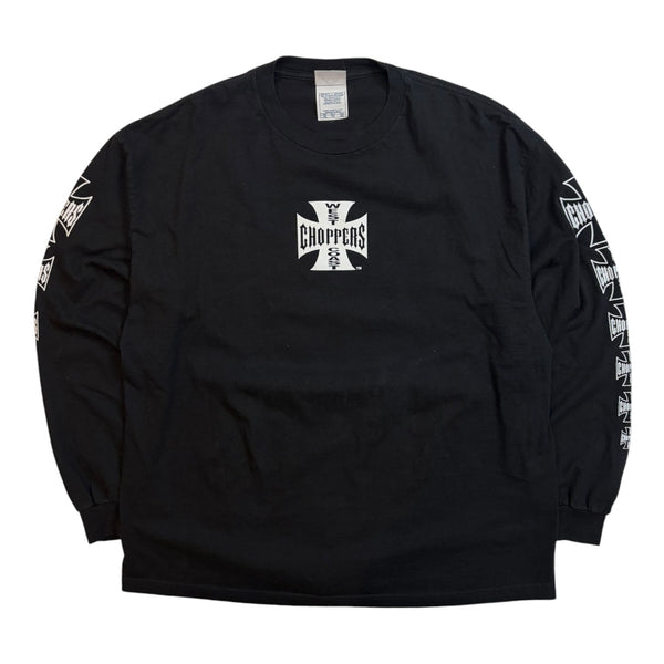 Vintage West Coast Choppers Iron Cross Long-Sleeve Black