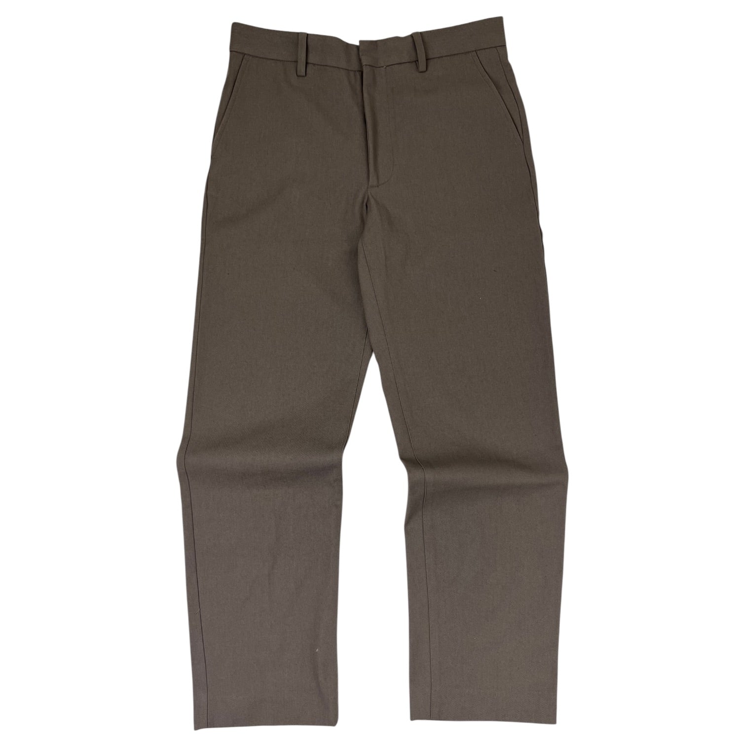 Acne Studios Ayonne Straight Leg Trousers Brown