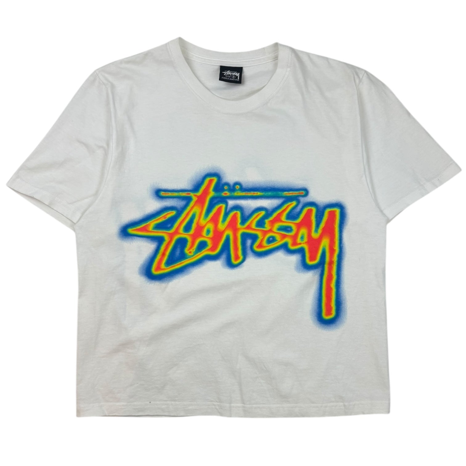 Stussy Thermal Stock T-Shirt White