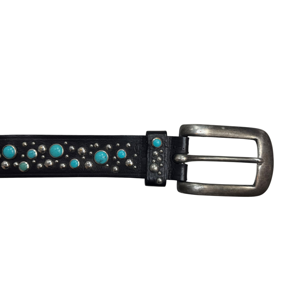 Vintage DSquared2 Studded Leather Belt Black