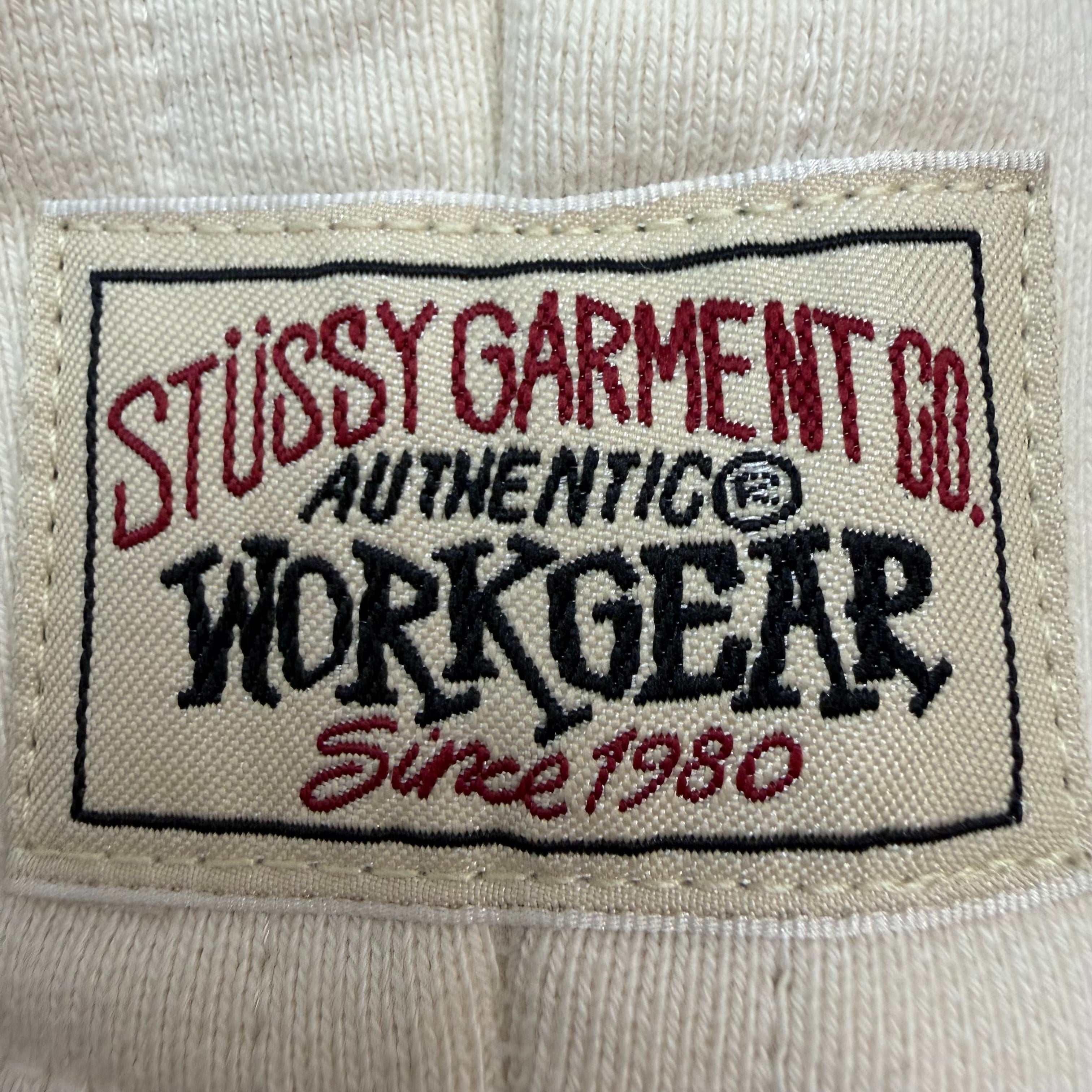 Stussy Vertical Quilt Crewneck Ivory