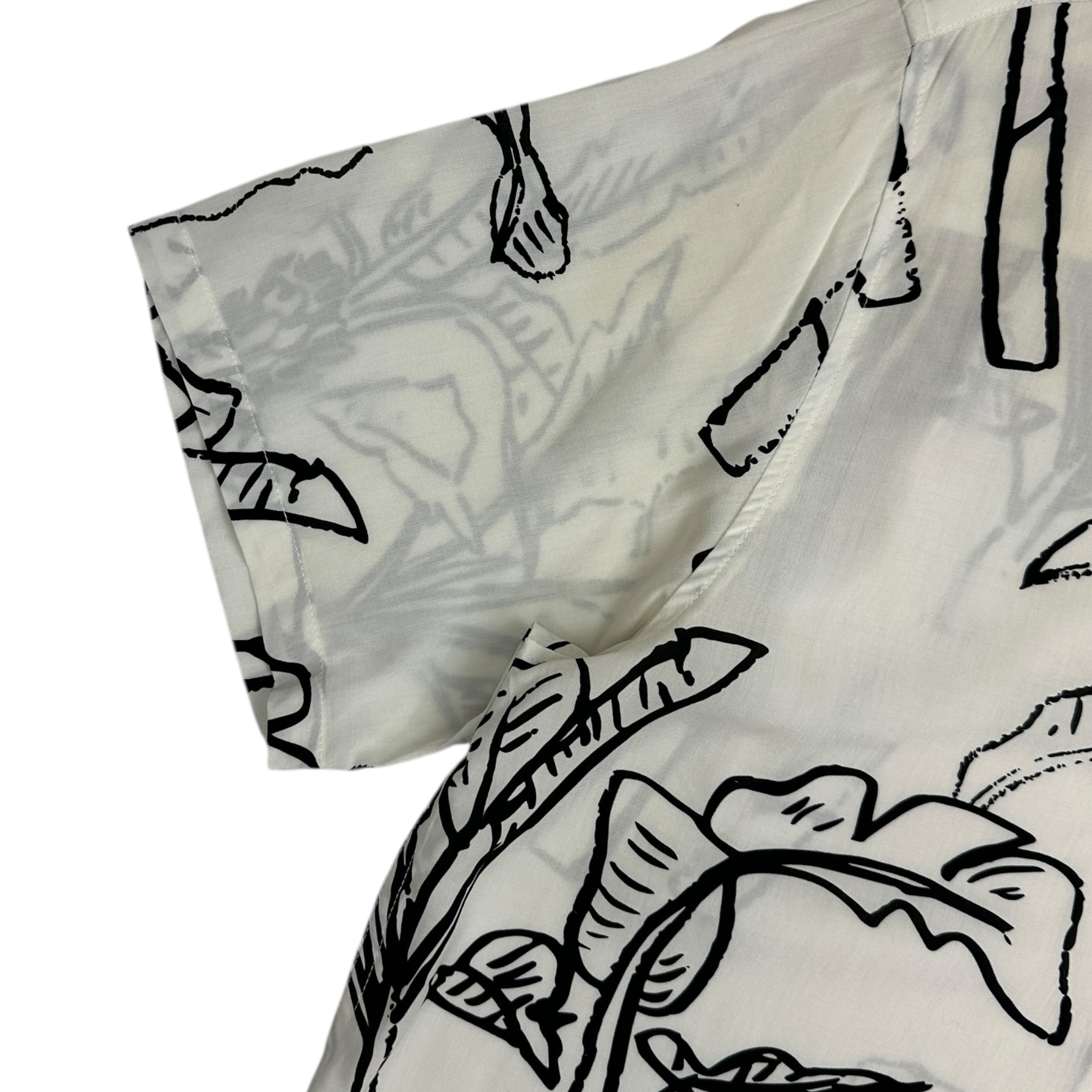 Stussy Banana Tree Button Up Shirt Off-White