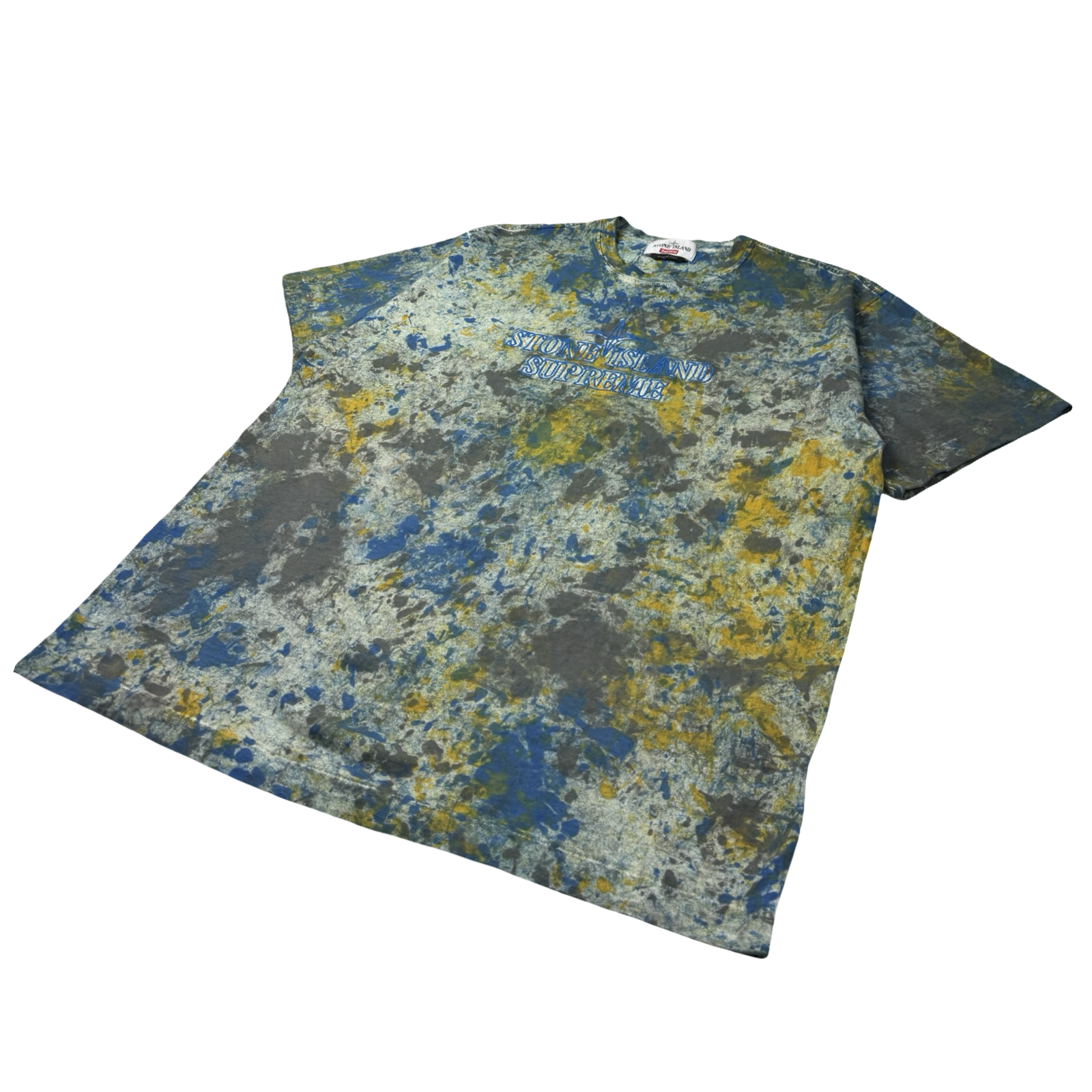 Supreme x Stone Island Embroidered S/S Tee