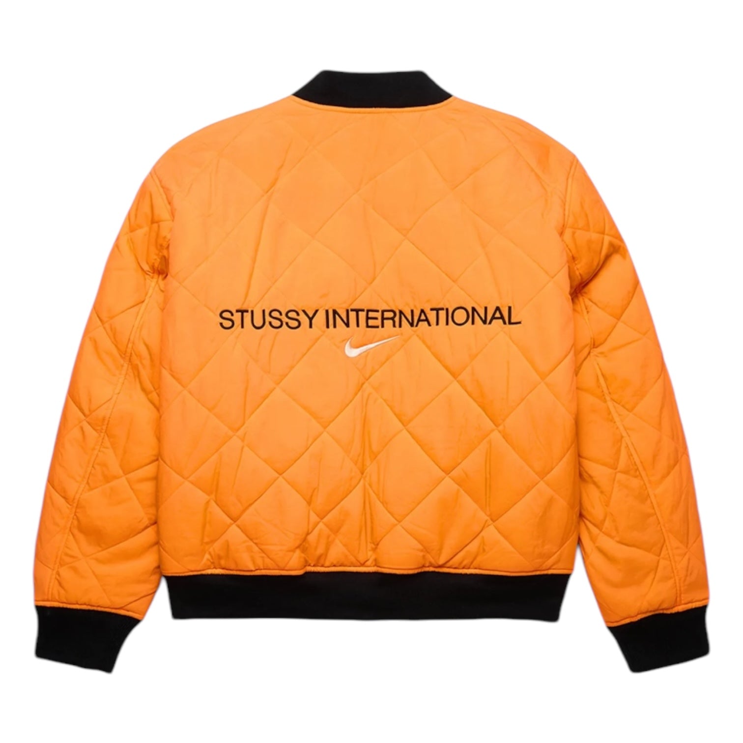 Stussy x Nike Reversible Varsity Jacket Medium Olive/Bright Mandarin