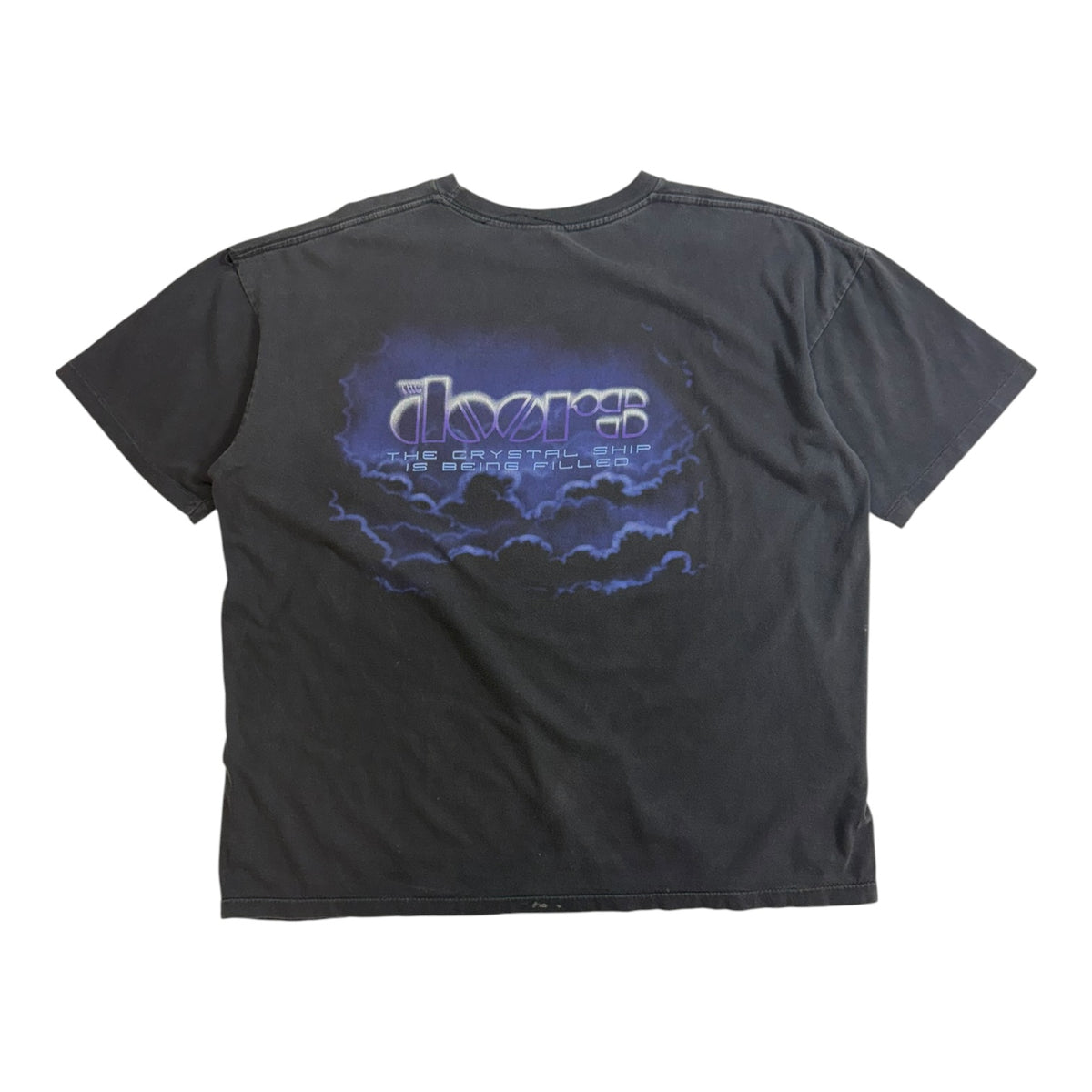 Vintage 1980s The Doors Band T-Shirt Black