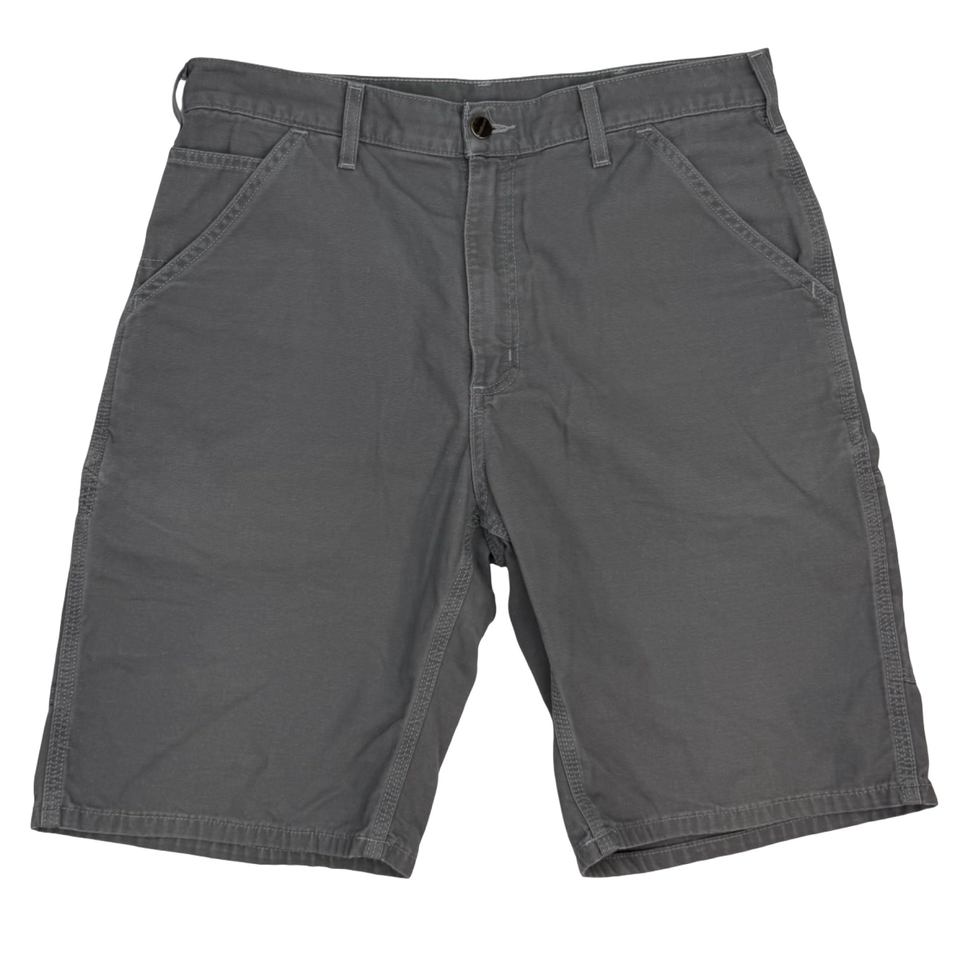 Vintage Carhartt Relaxed Fit Cargo Shorts Grey