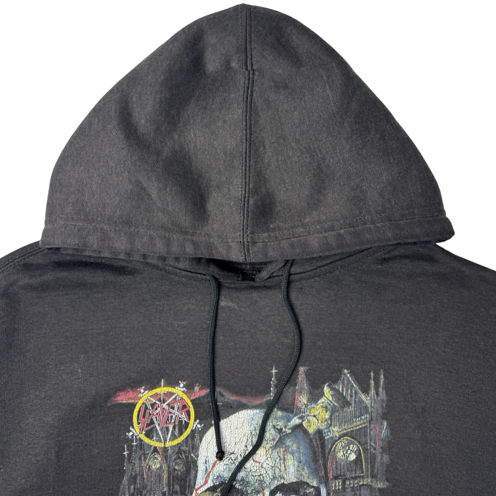Vintage Y2K Slayer South of Heaven Graphic Hoodie Black