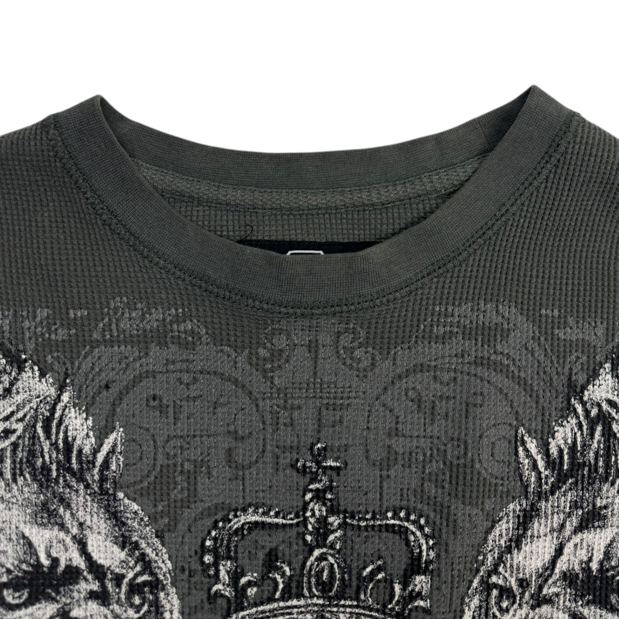 Vintage Y2K MMA Elite Lions & Crown Thermal L/S T-Shirt