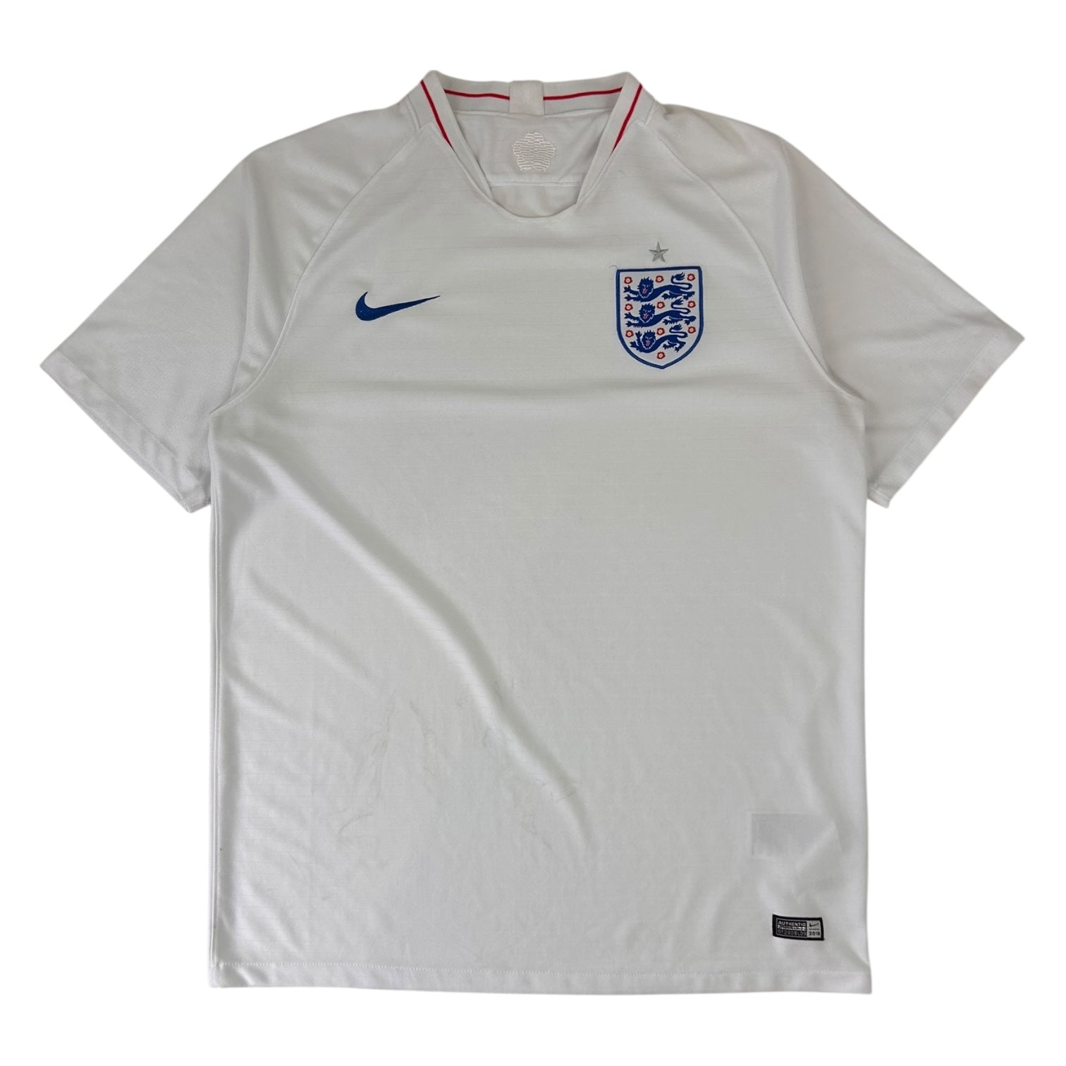 Nike 2018 England Home Soccer Jersey White