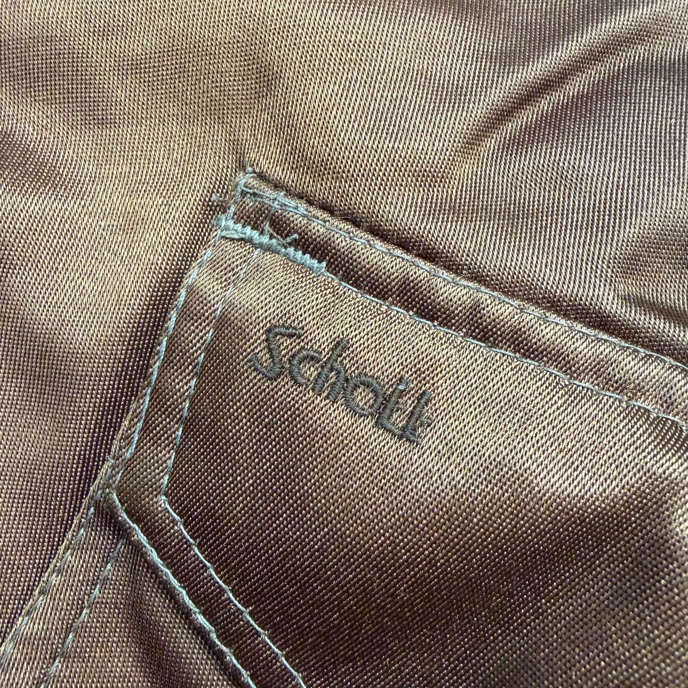 Vintage Schott CWU-R Flight Jacket Satin Brown