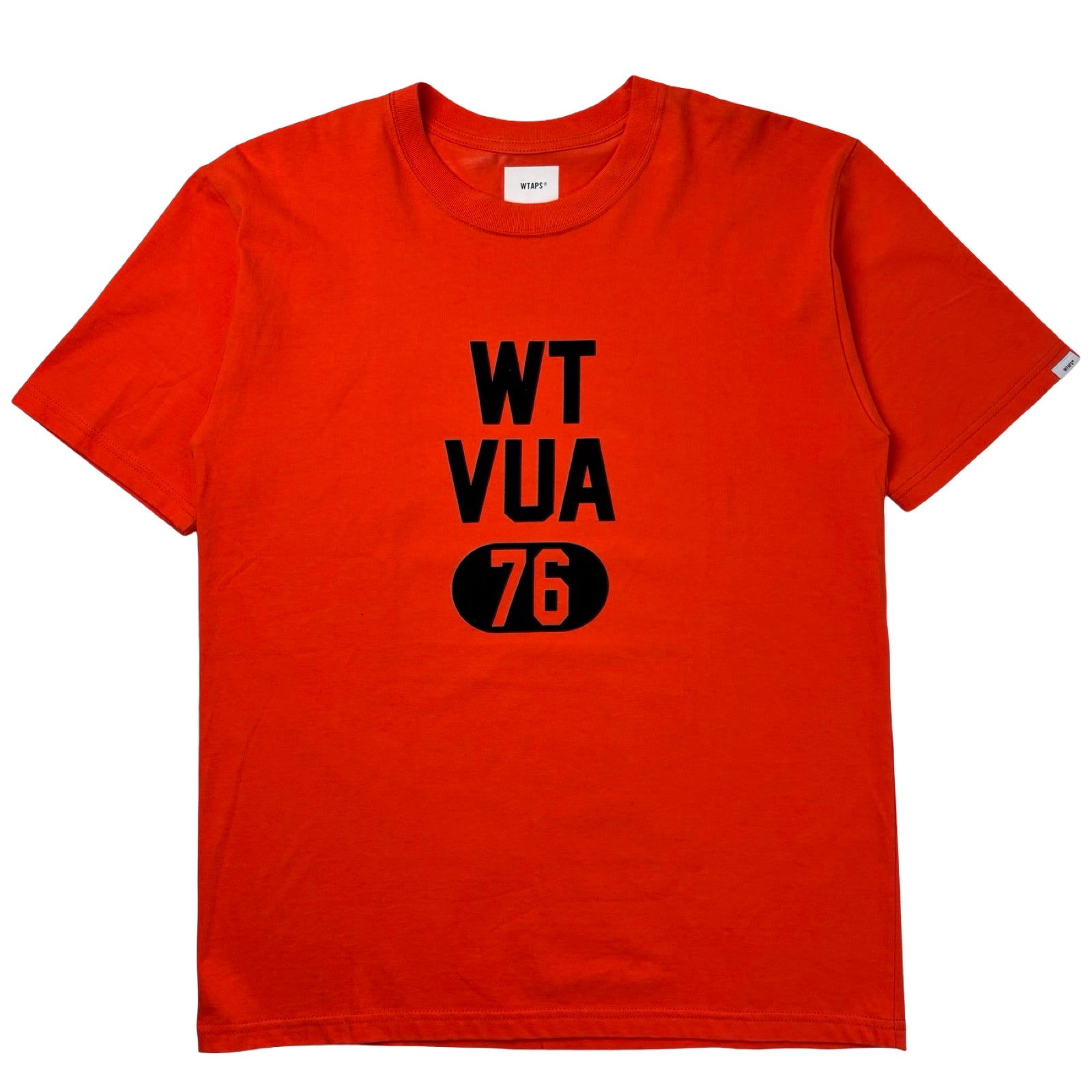 WTAPS WTVUA 76 Tee Bright Orange