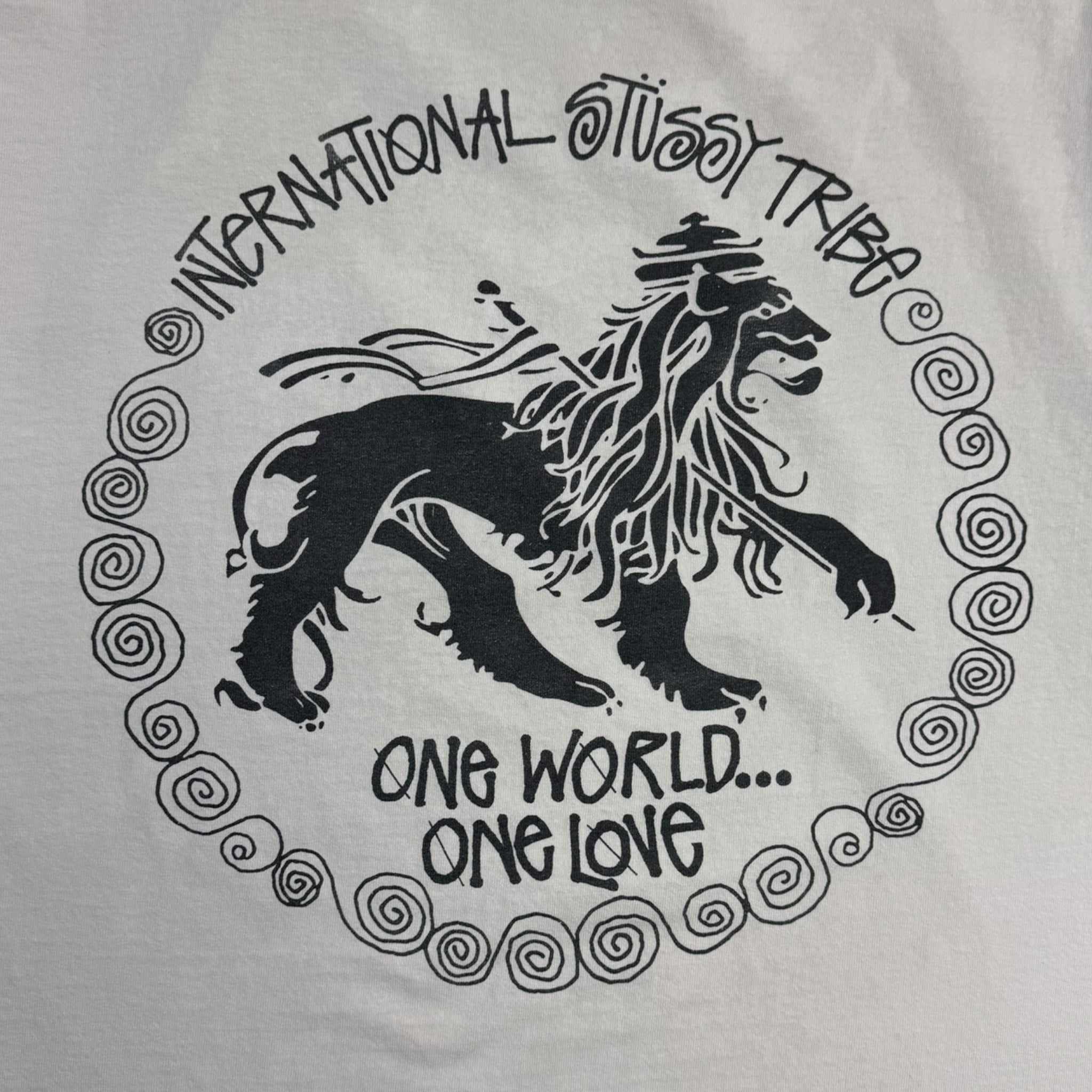 Stussy 1ST Lion Tee White