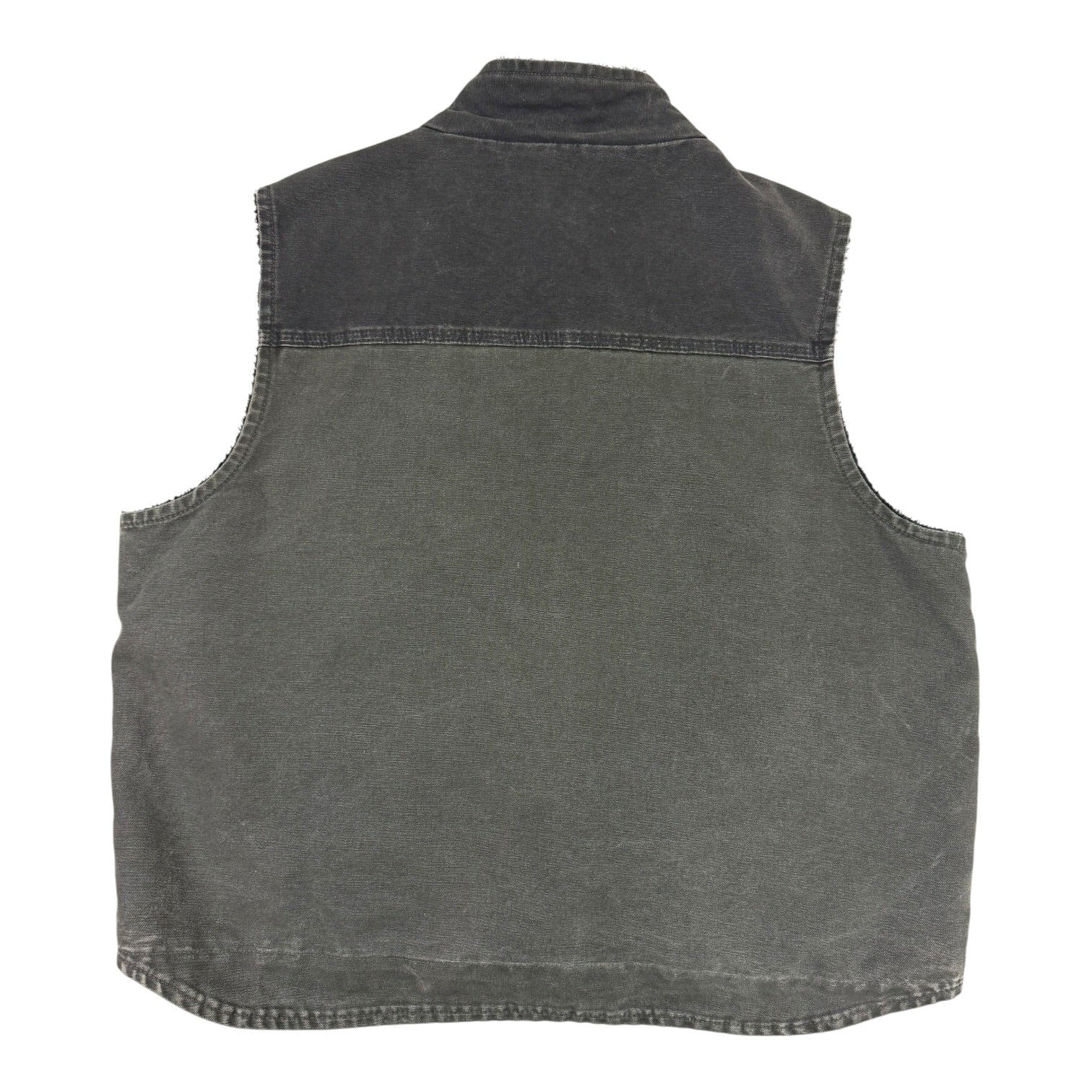 Vintage Carhartt Workwear Sherpa Lined Vest Olive
