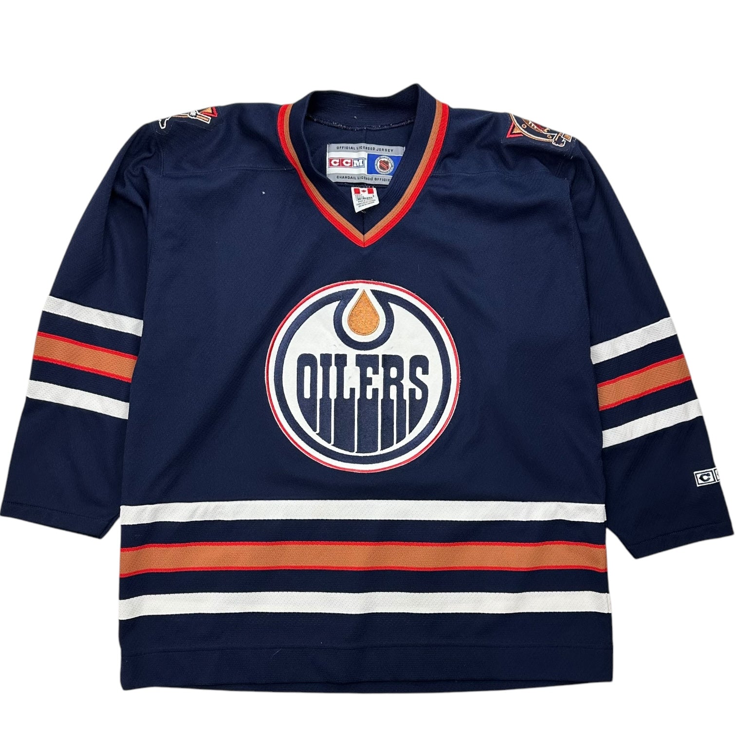 Vintage CCM Edmonton Oilers Home Jersey