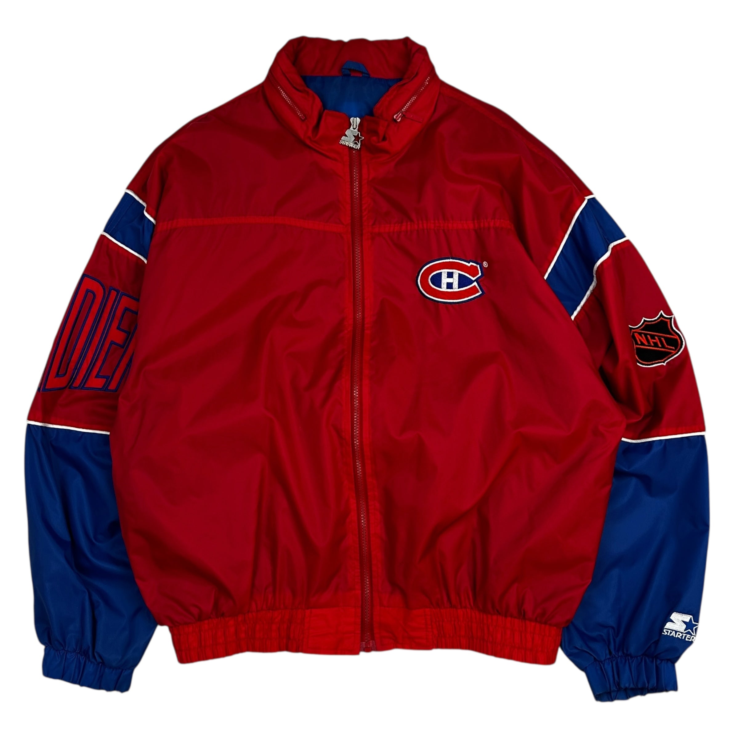 Vintage Starter Montreal Canadians Windbreaker Red