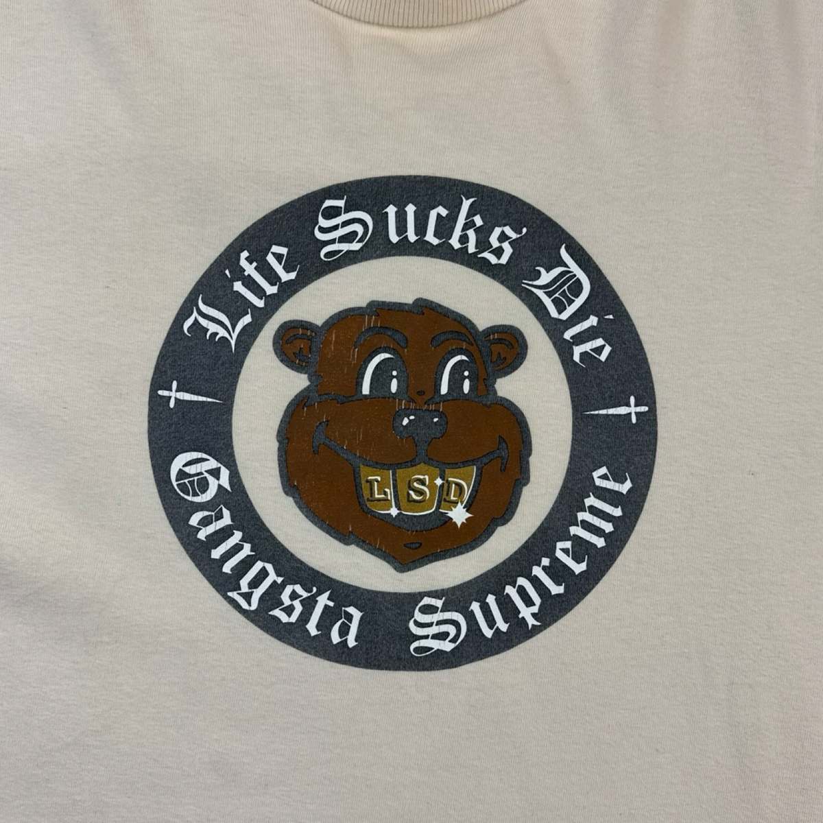 Supreme Life Sucks Die Tee Natural