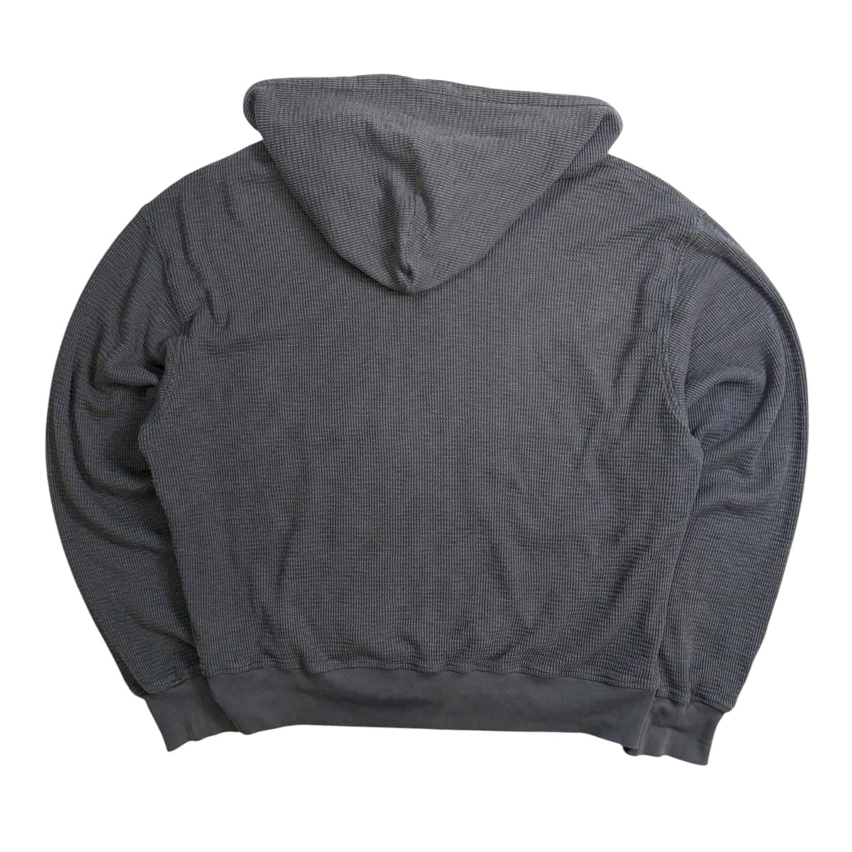 Stussy Lightweight Thermal Zip-Up Hoodie Faded Black