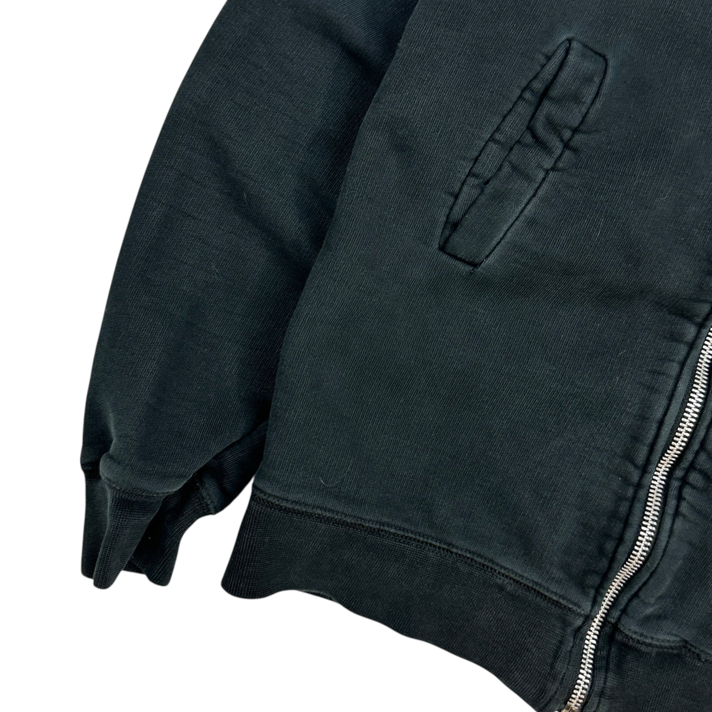 (W) Vintage Y2K French Connection Zip Up Sweater Black