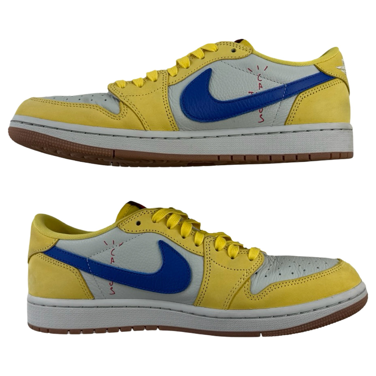 (W) Jordan 1 Low OG SP Travis Scott Canary (Used)
