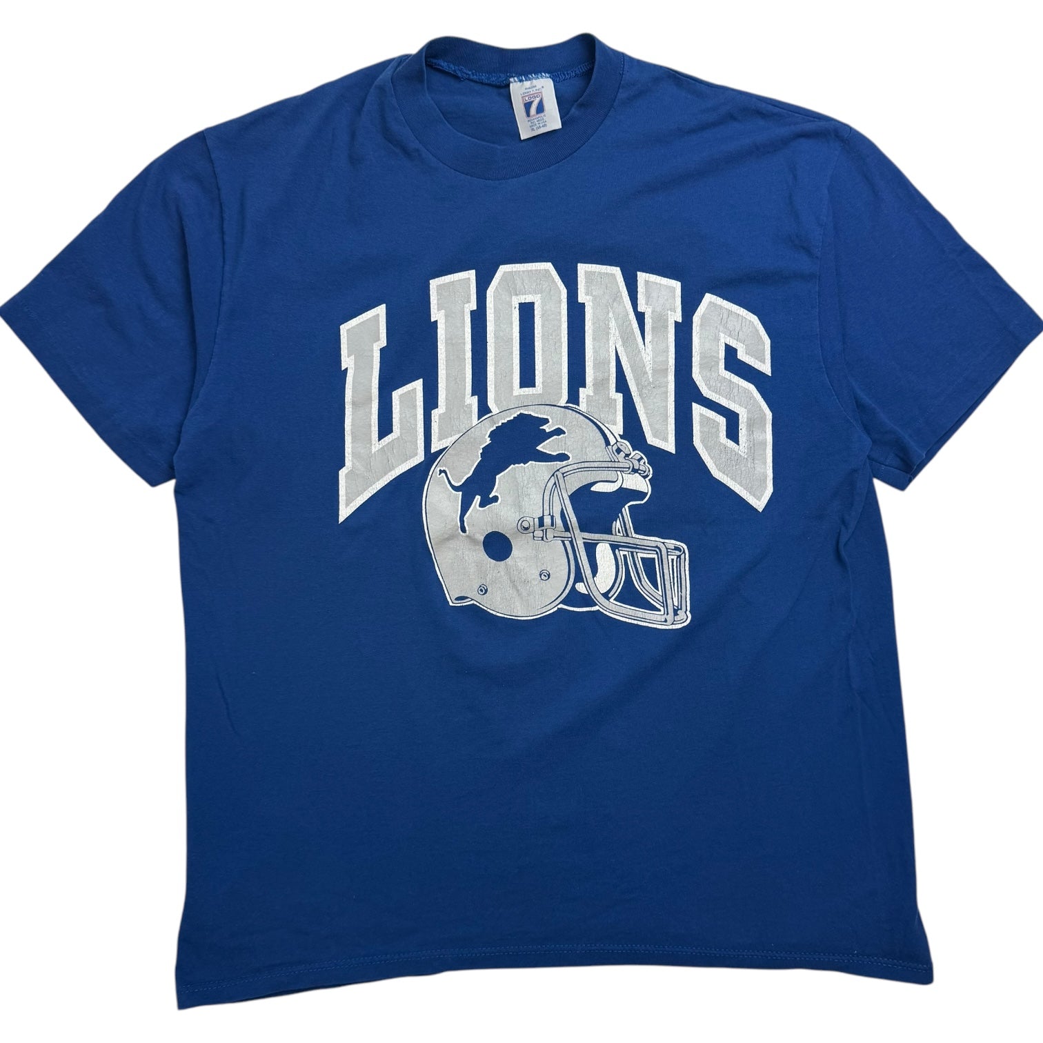 Vintage Detroit Lions Tee Blue