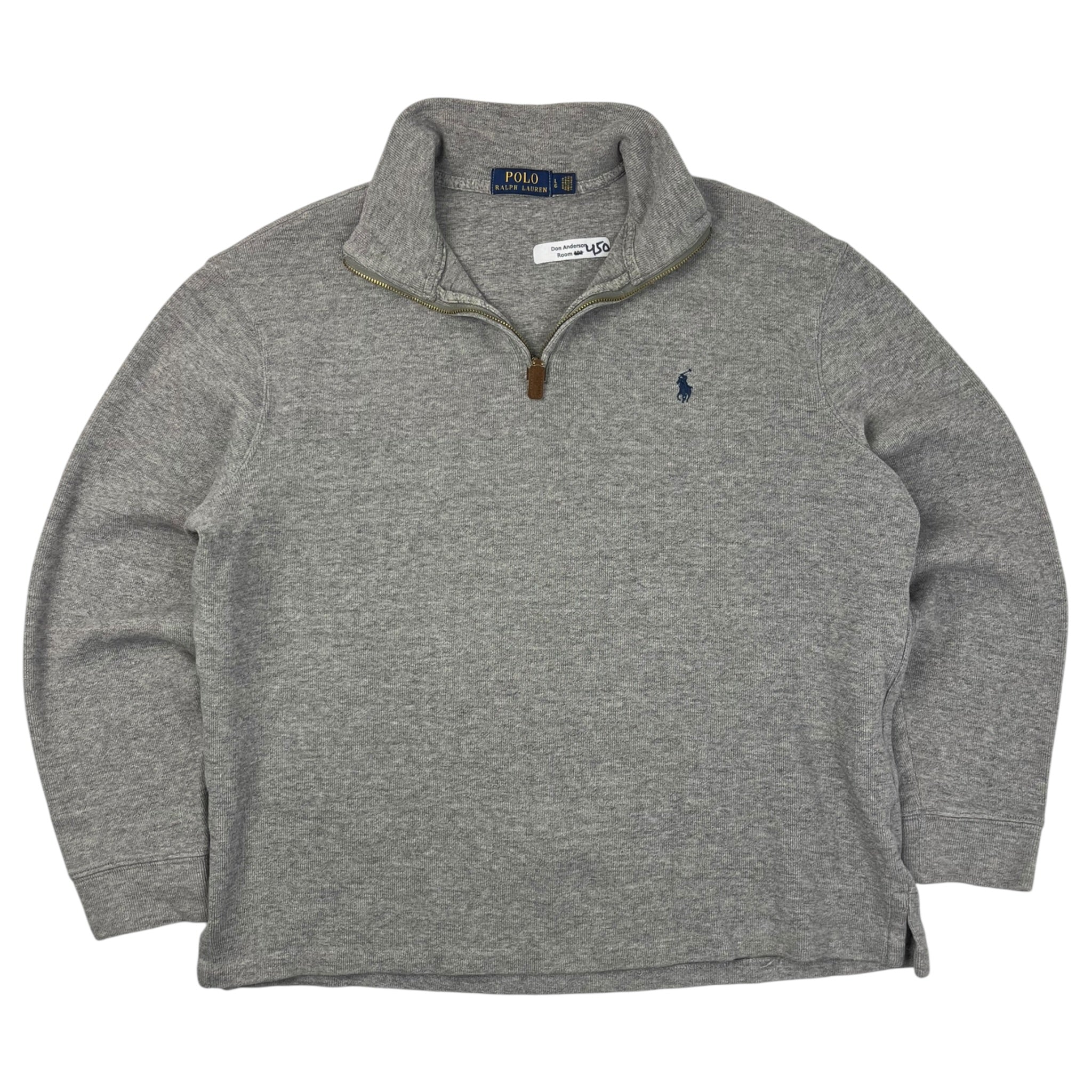 Polo Ralph Lauren Grey Quarter Zip Sweater