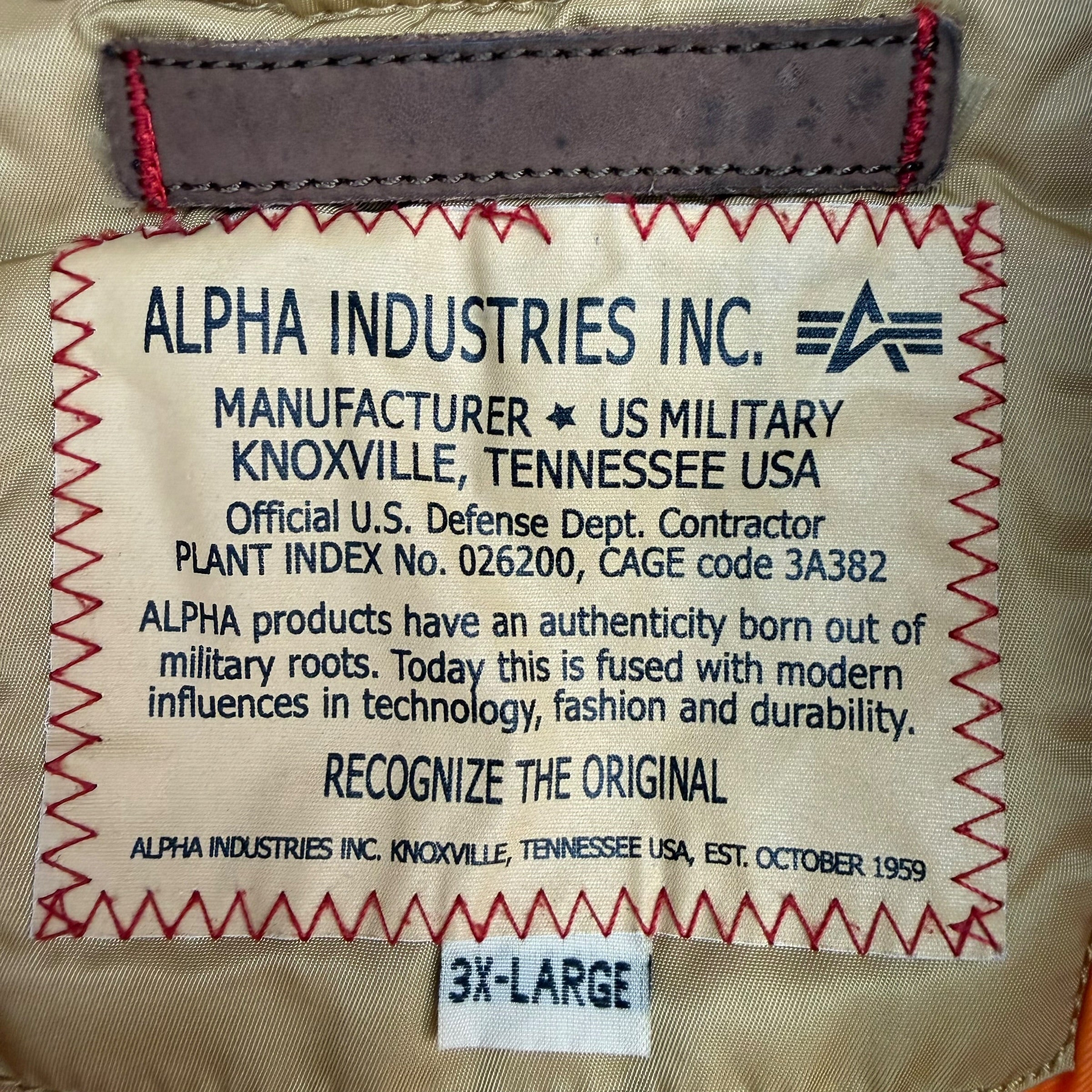 Vintage Alpha Industries MA-1 Bomber Jacket Mustard
