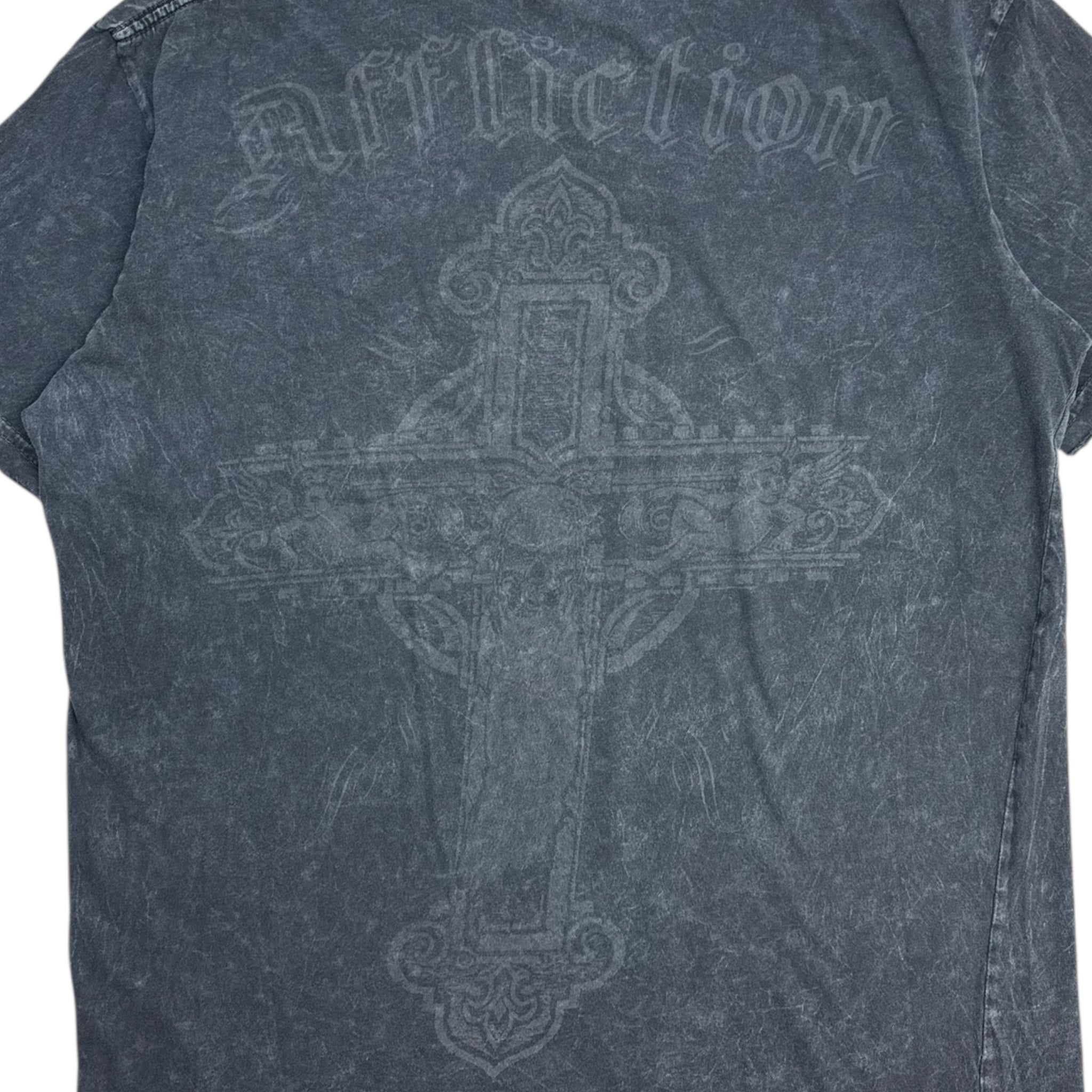 Y2K Affliction Bleeding Cherubs Mall Goth T-Shirt