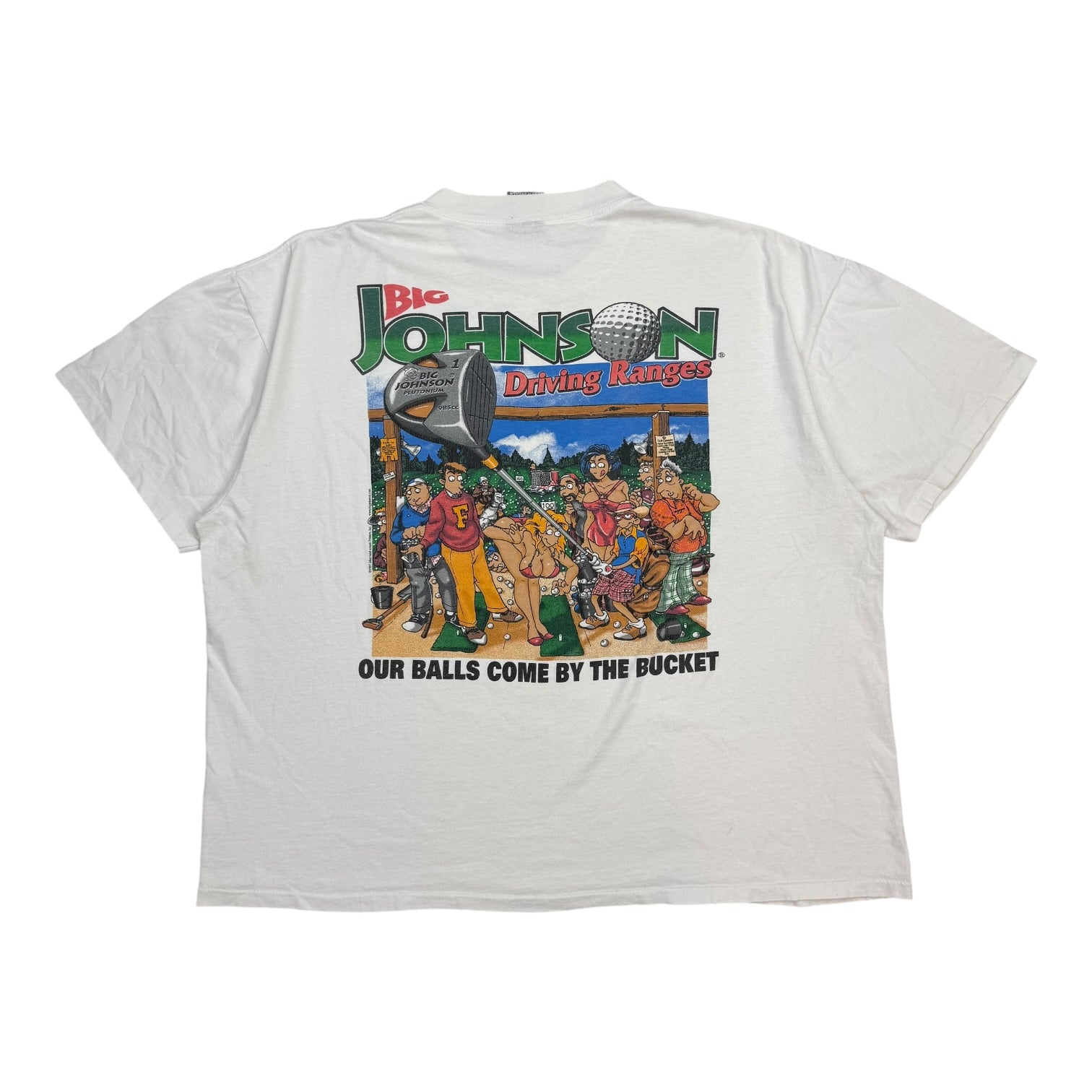 Vintage Big Johnson Driving Ranges Tee White