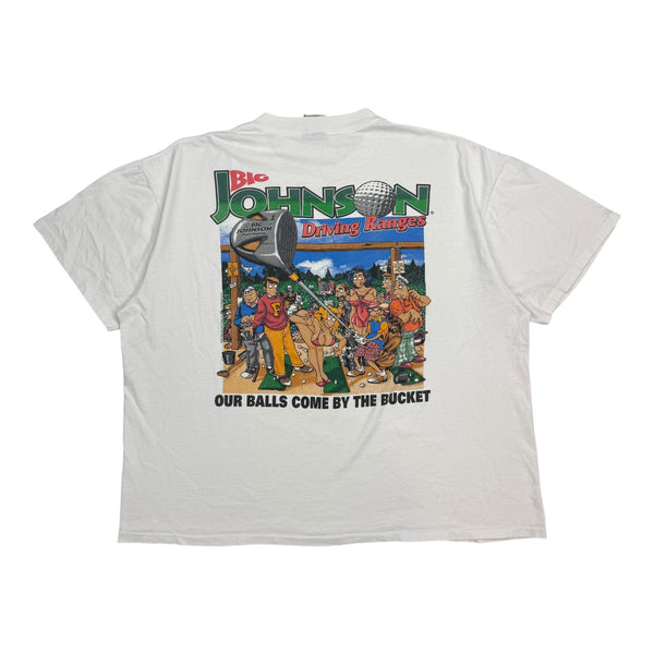 Vintage Big Johnson Driving Ranges Tee White