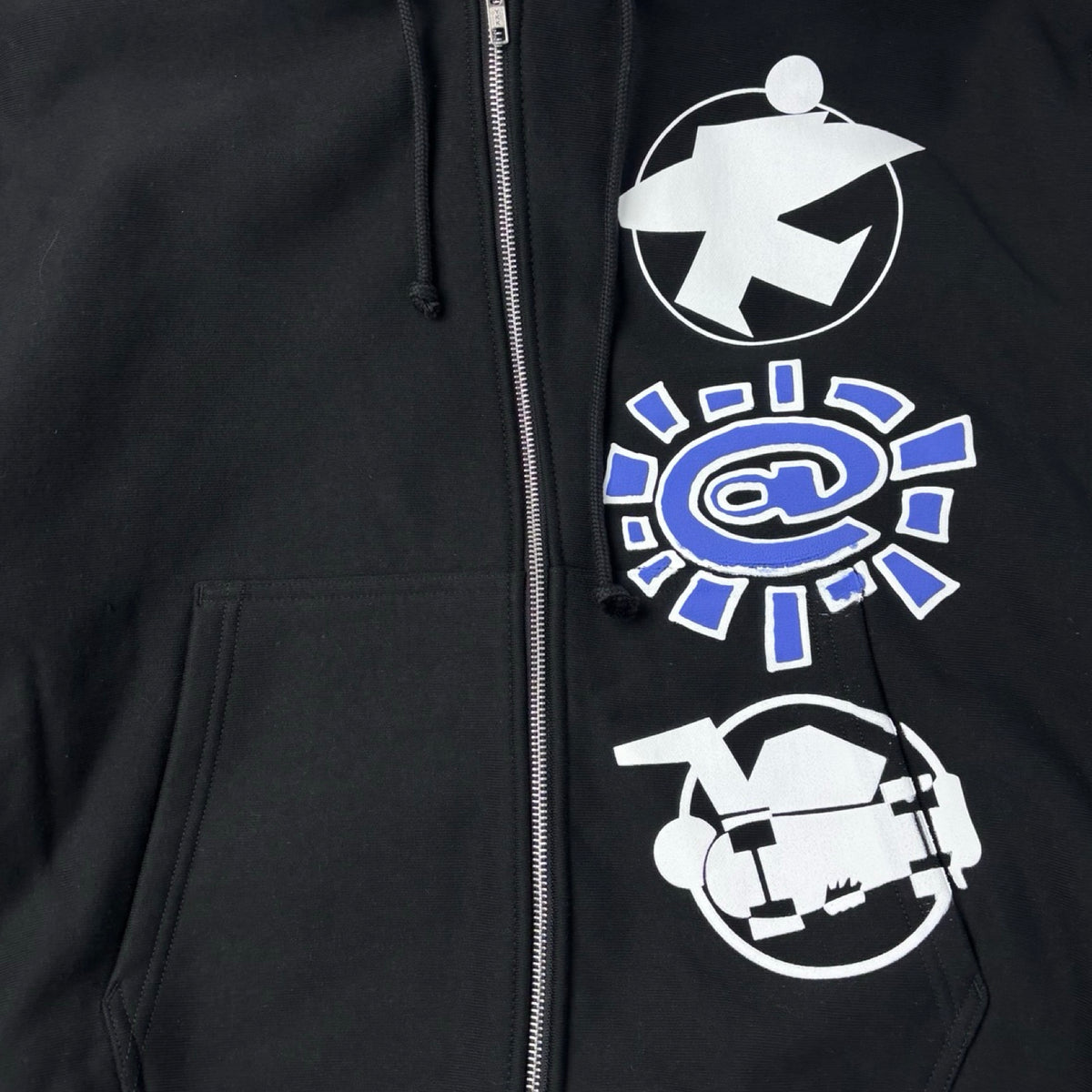 Stussy & Always Stack Full-Zip Hoodie Black