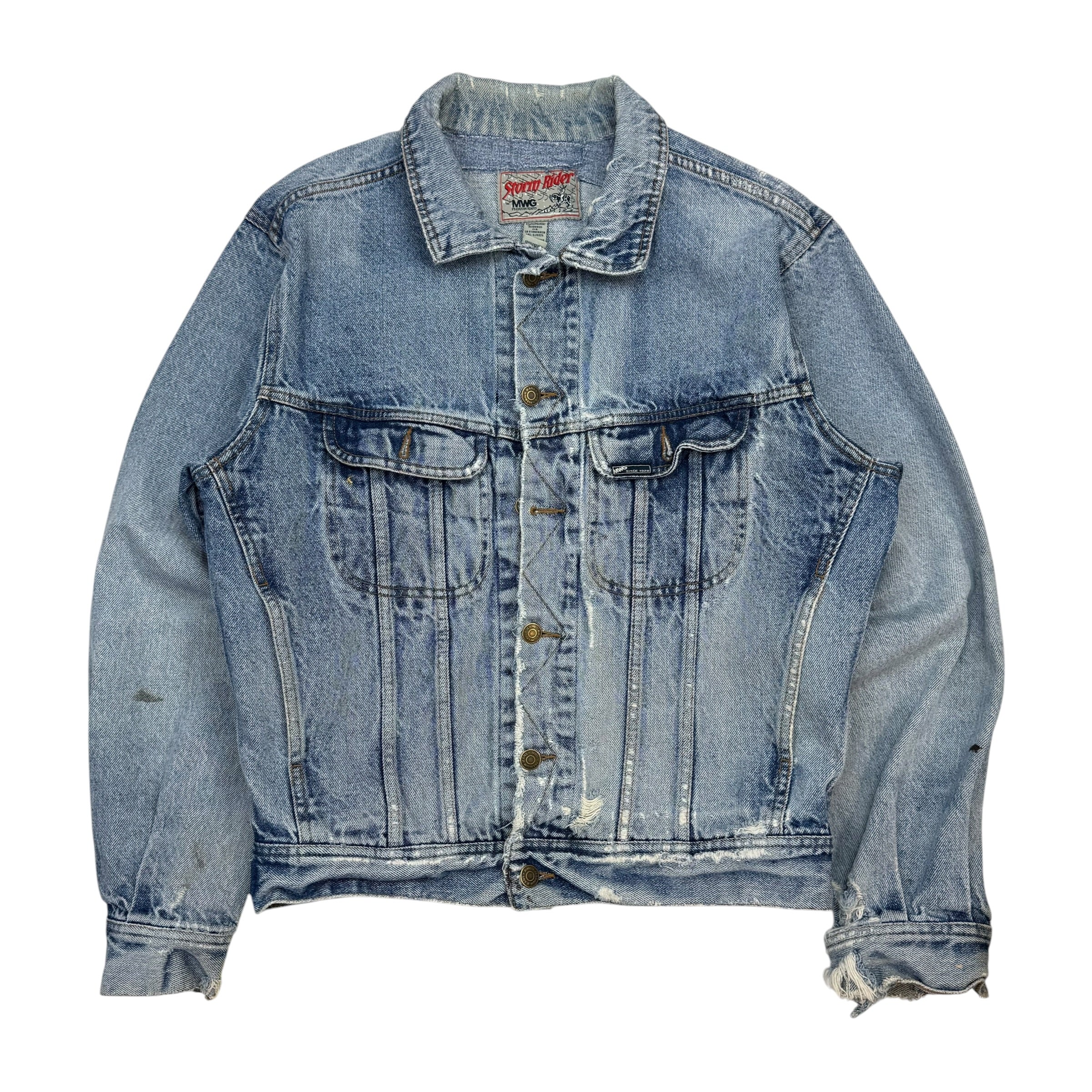 Vintage MWG StormRider Denim Jacket Light Wash