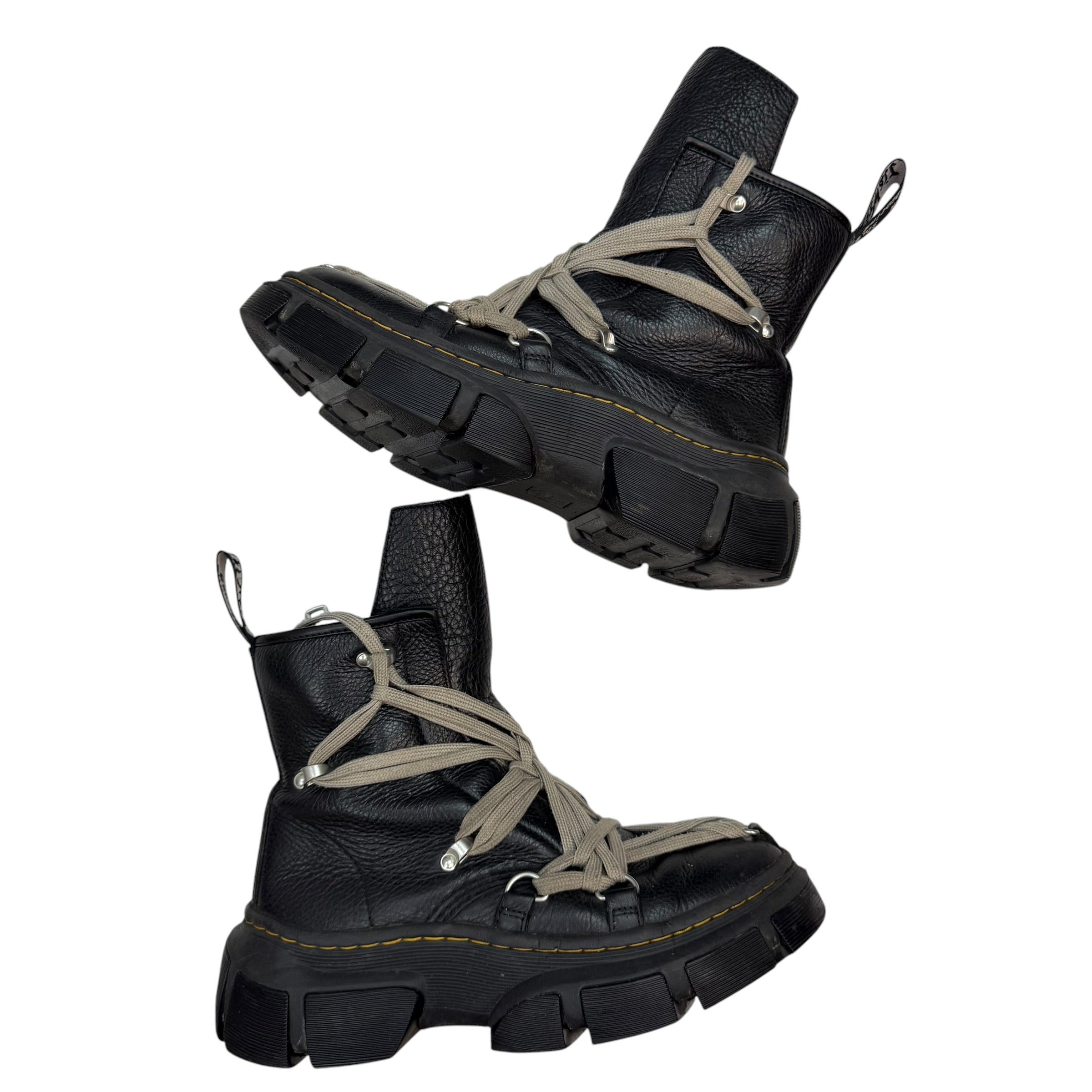 Rick Owens X Dr. Martens DMXL 1460 Mega Lace Boot Black (Used)