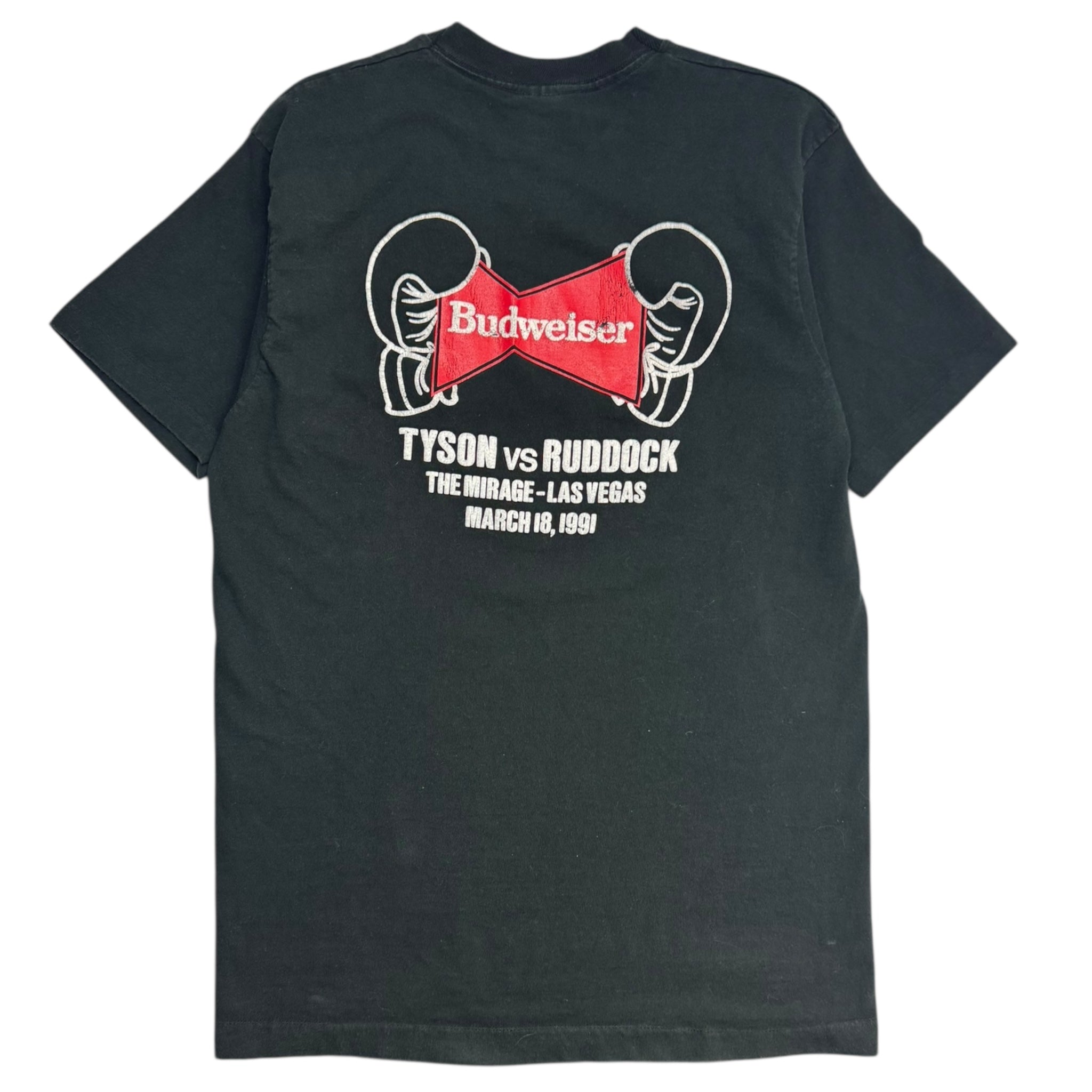 1991 Tyson VS Ruddock Budweiser Fight Promo T-Shirt