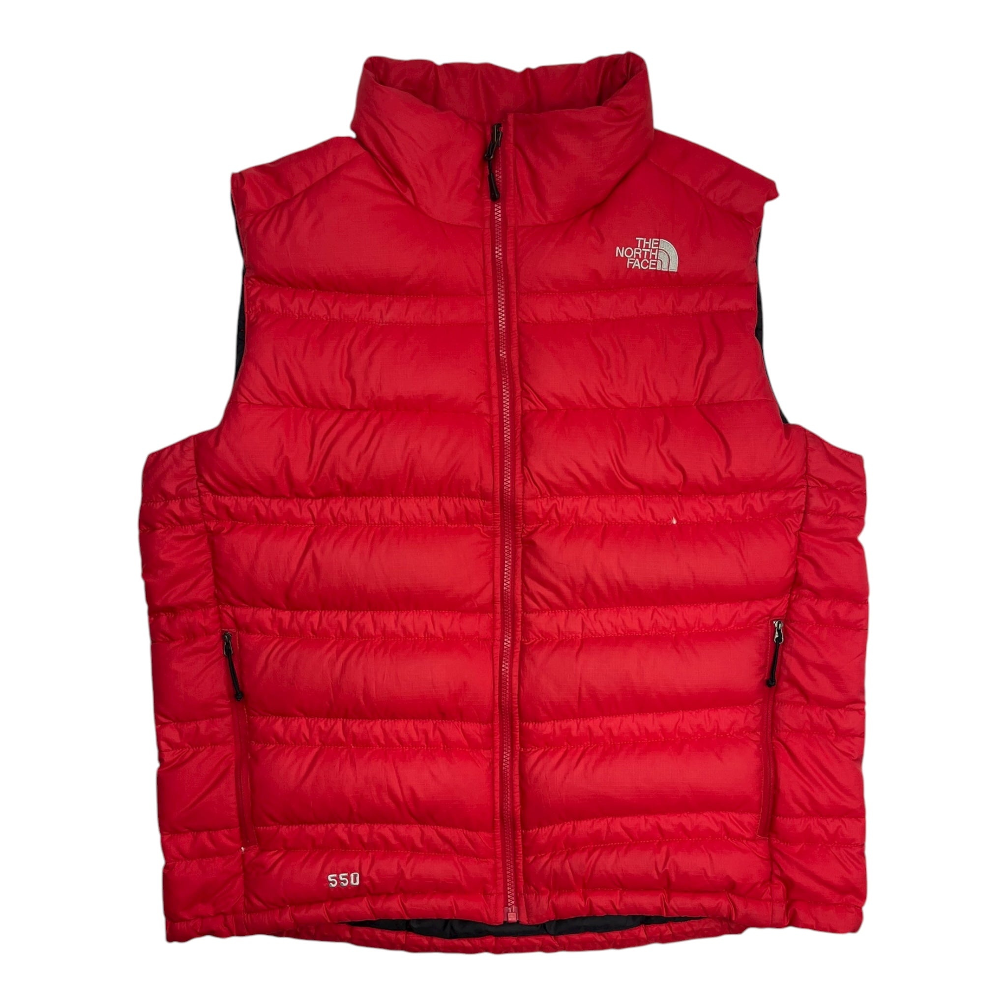 The North Face 550 Puffer Vest Red