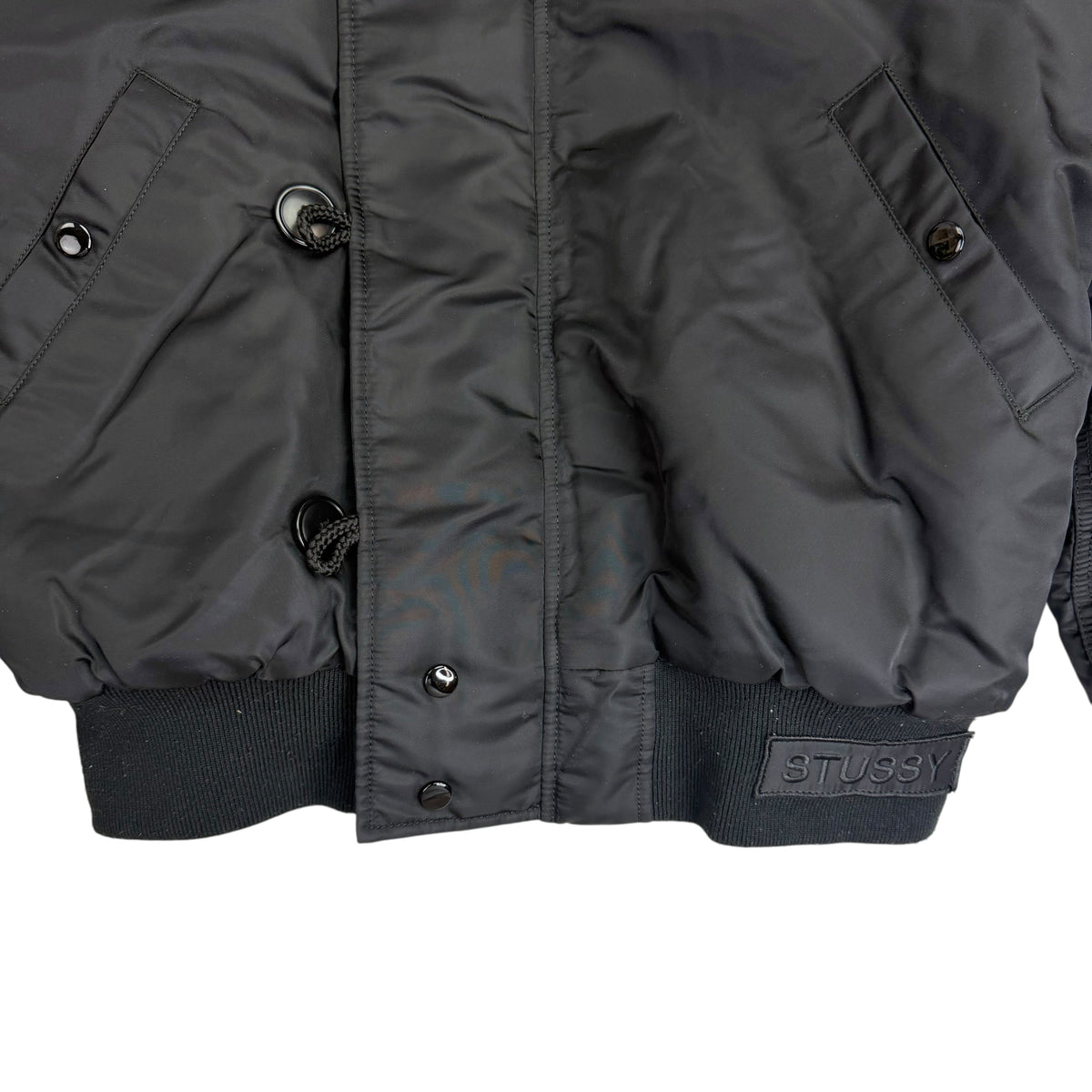 Stussy X Alpha Industries N-2B Short Waist Parka Black