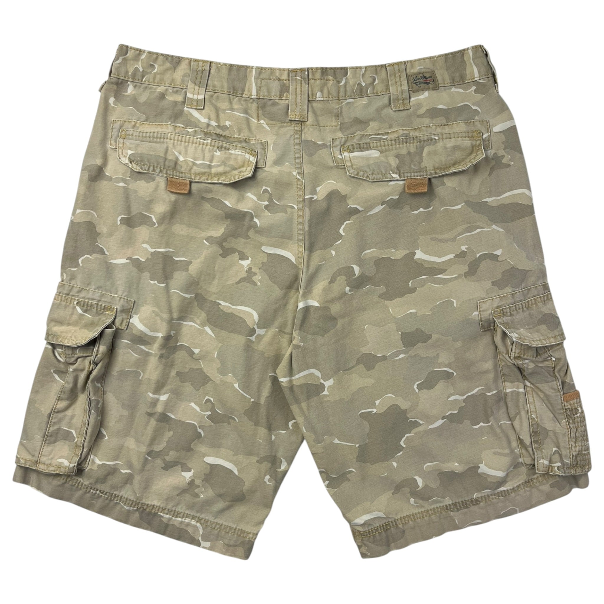 Vintage Y2K Levi's Desert Camo Cargo Shorts