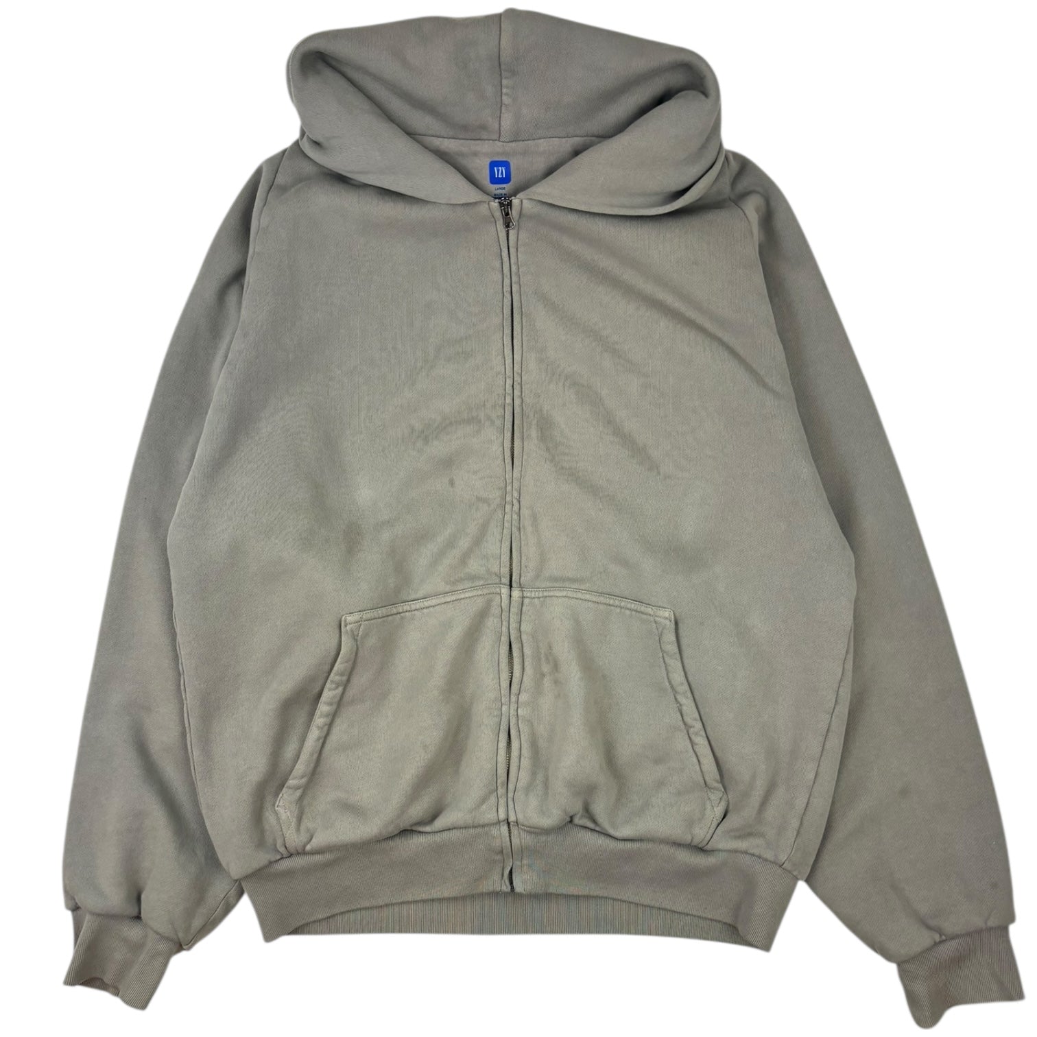 Yeezy x Gap Unreleased Zip-Up Hoodie Light Grey