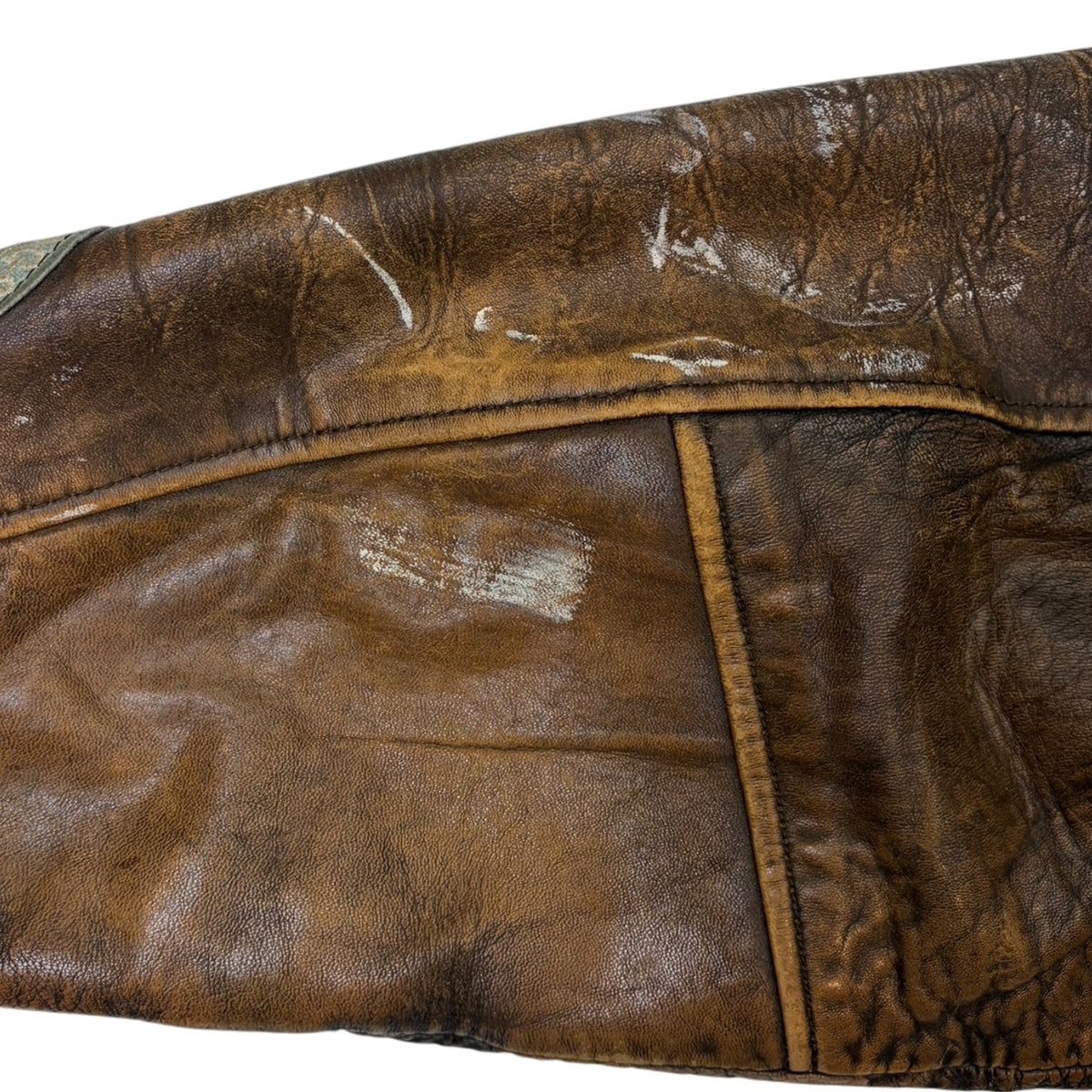 Vintage Avirex Type A-2 Leather Flight Jacket Brown