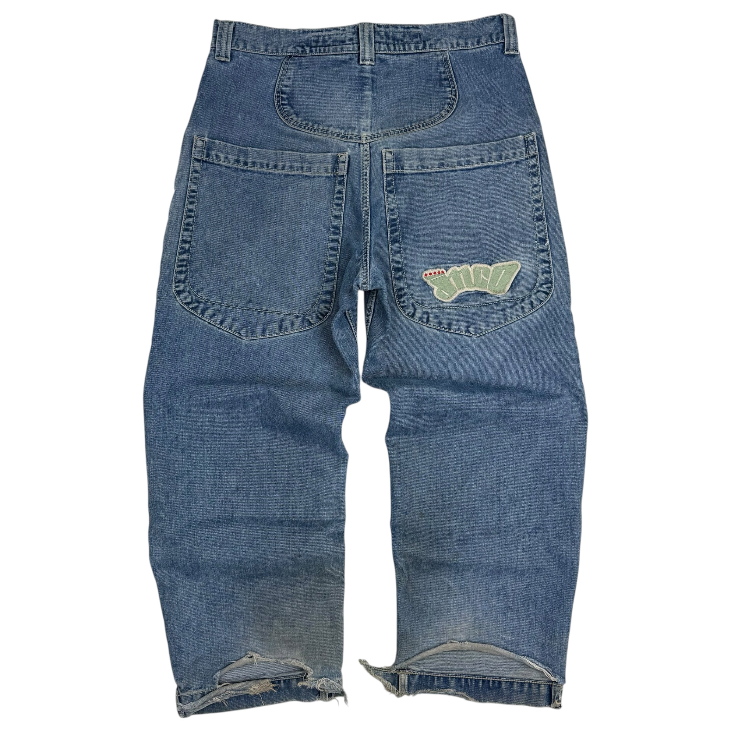 Vintage Y2K JNCO Jeans The Low Down Pants Light Wash