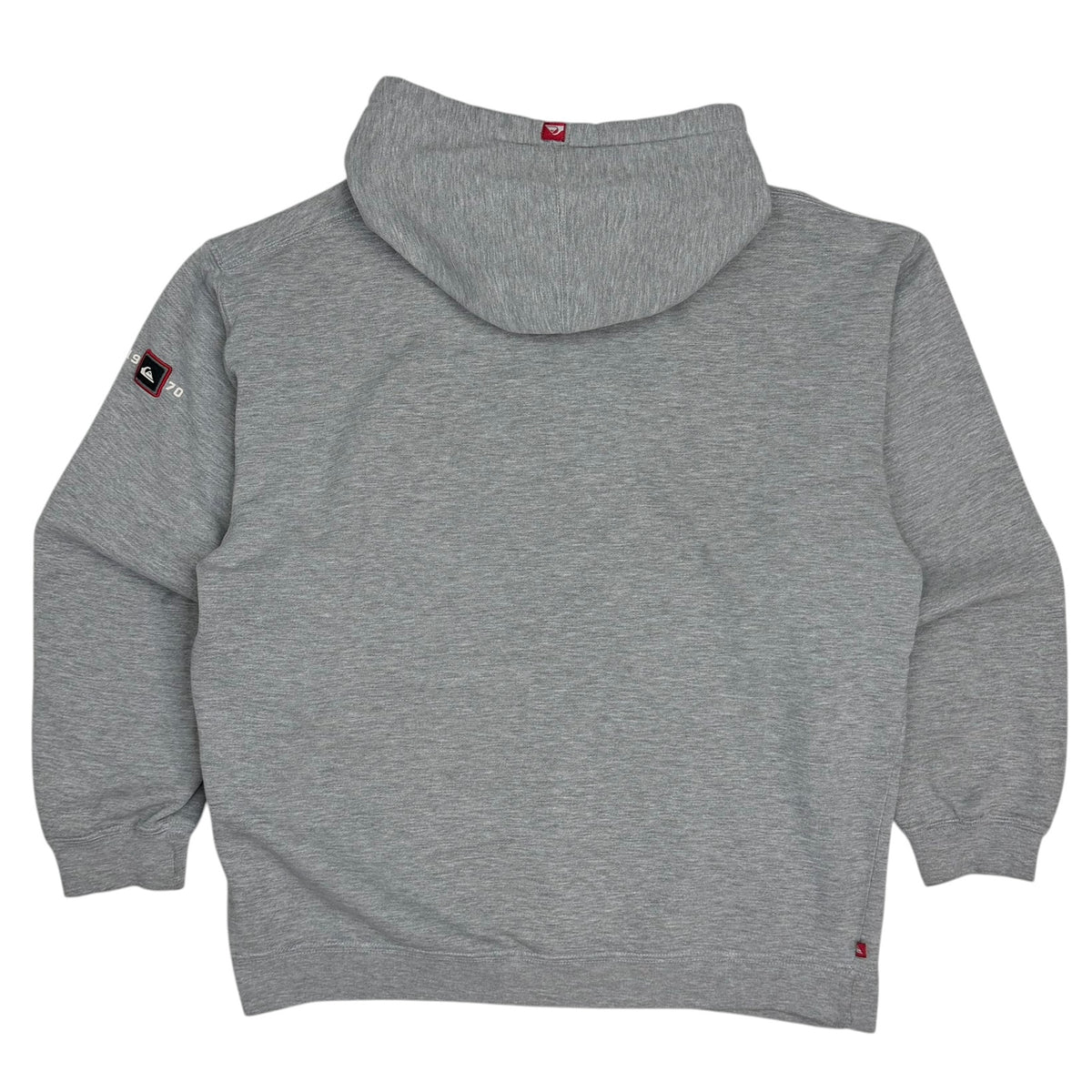 Vintage Quiksilver Embroidered Hoodie Grey