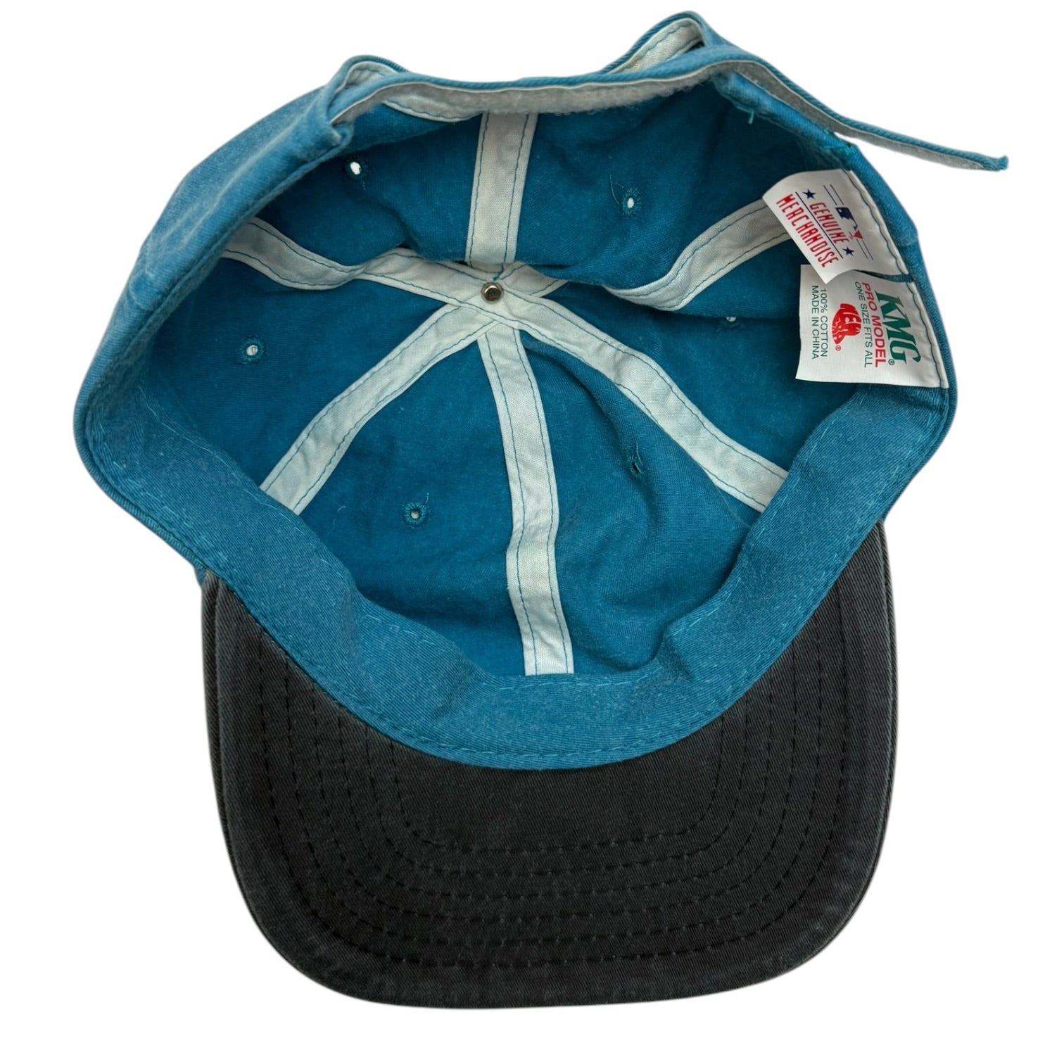 Vintage Florida Marlins Strapback Hat Teal