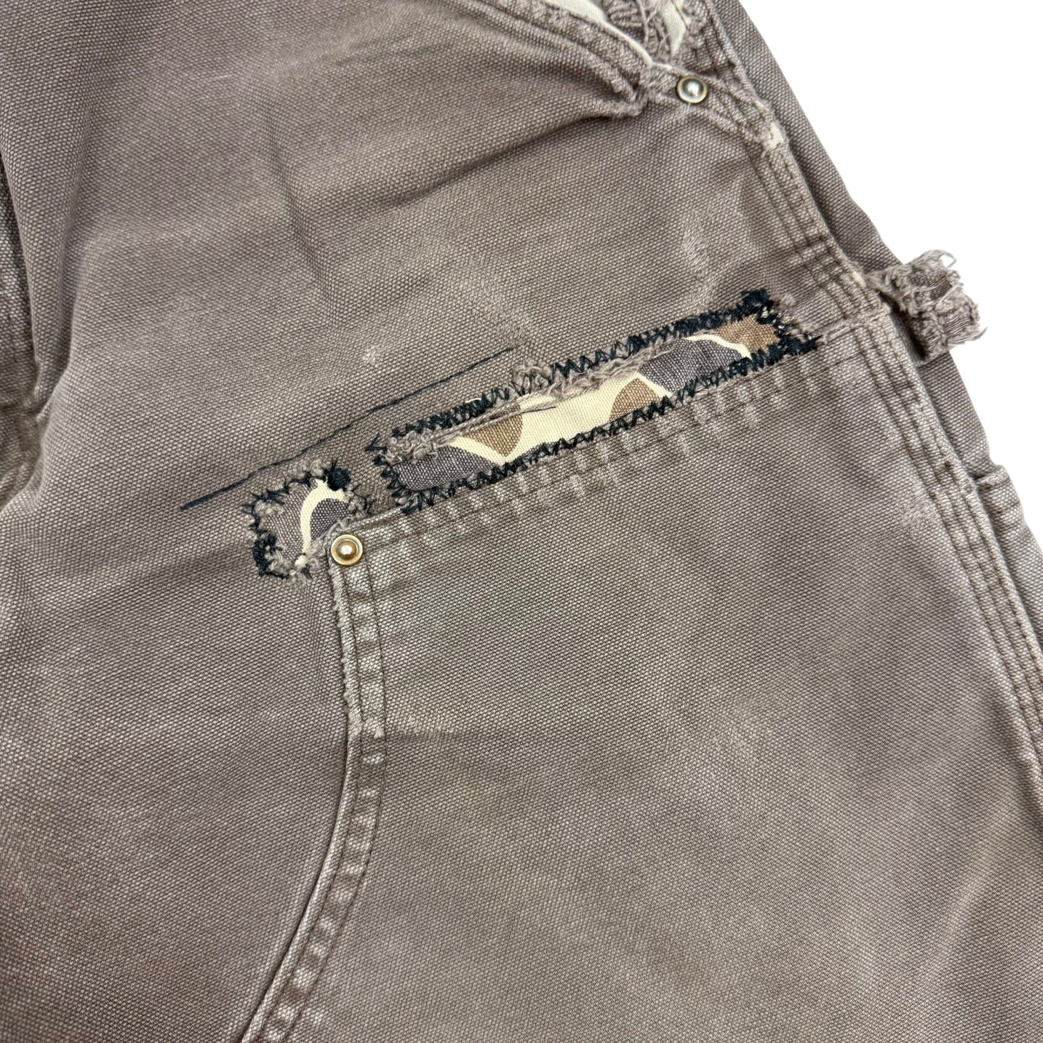 Vintage Carhartt Double Knee Pants Dark Brown