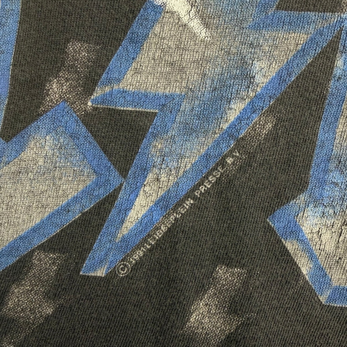 Vintage 1991 ACDC Thunderstruck T-Shirt Black