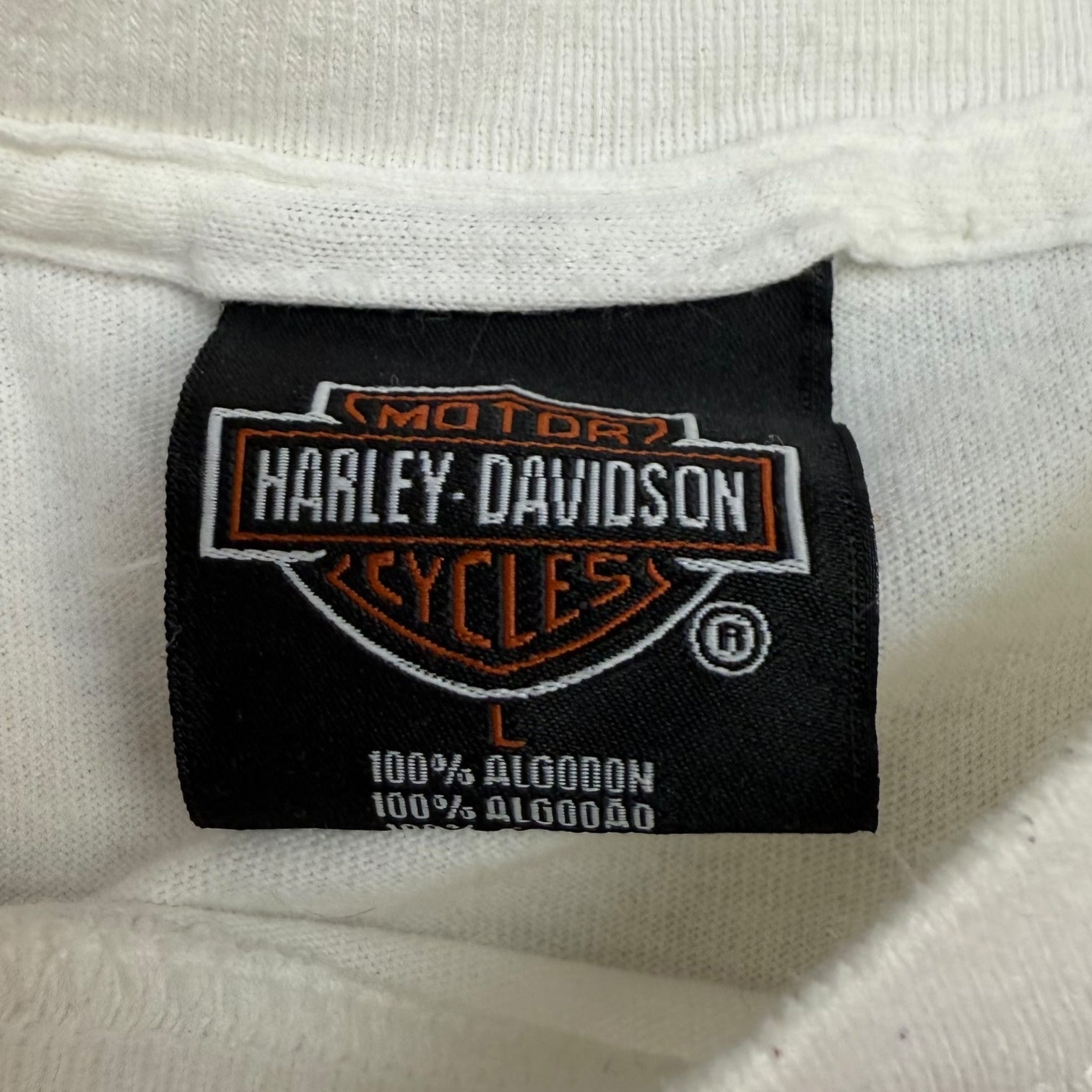 Vintage Harley Davidson Of Playa Del Carmen Tee White