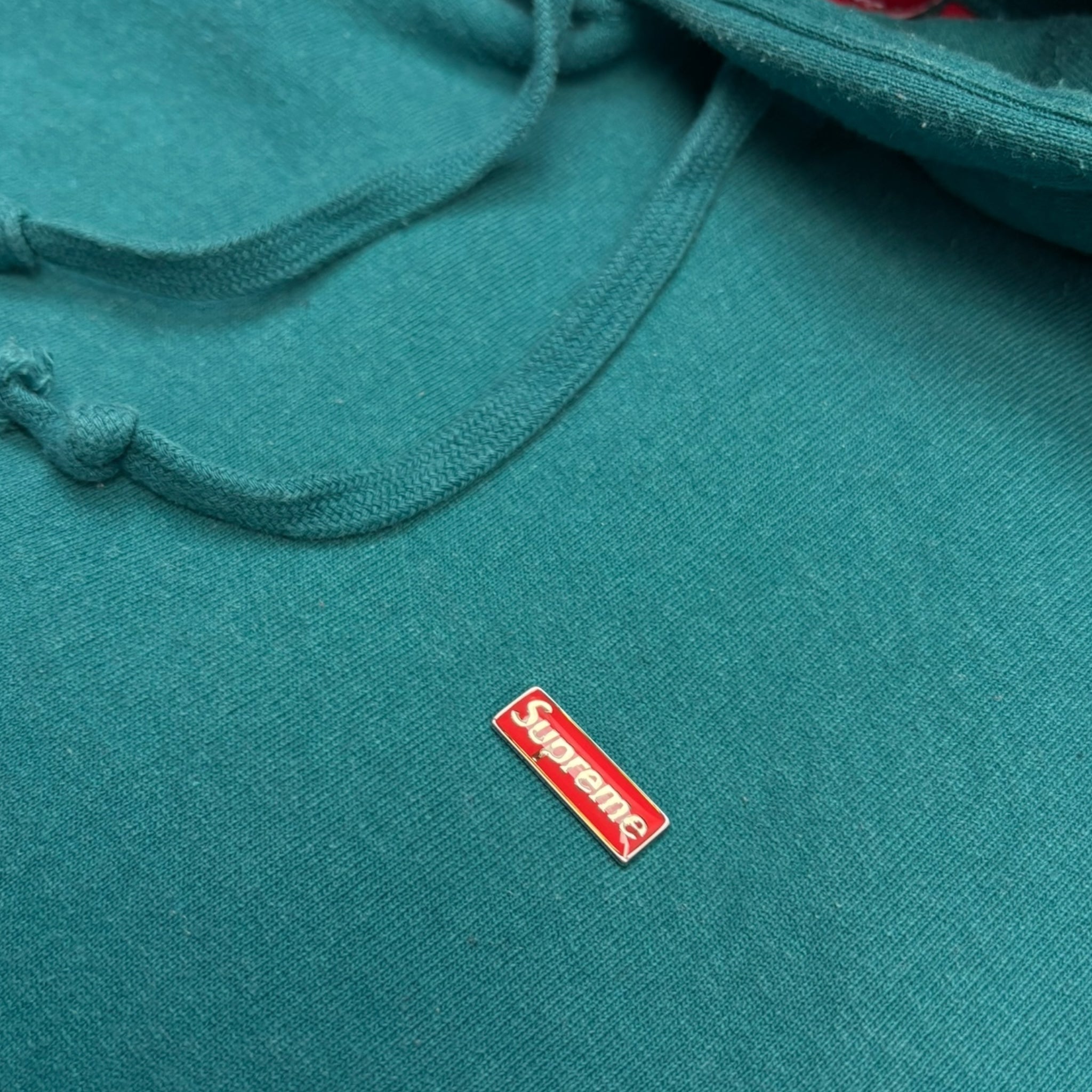 Supreme Enamel Small Box Hooded Sweatshirt Dark Teal
